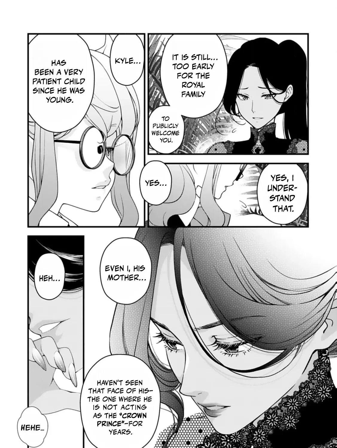 Akuyaku Reijou no Torimaki A desu ga, Outaishi Denka ni Semarareteimasu. Chapter 25 page 27 - 