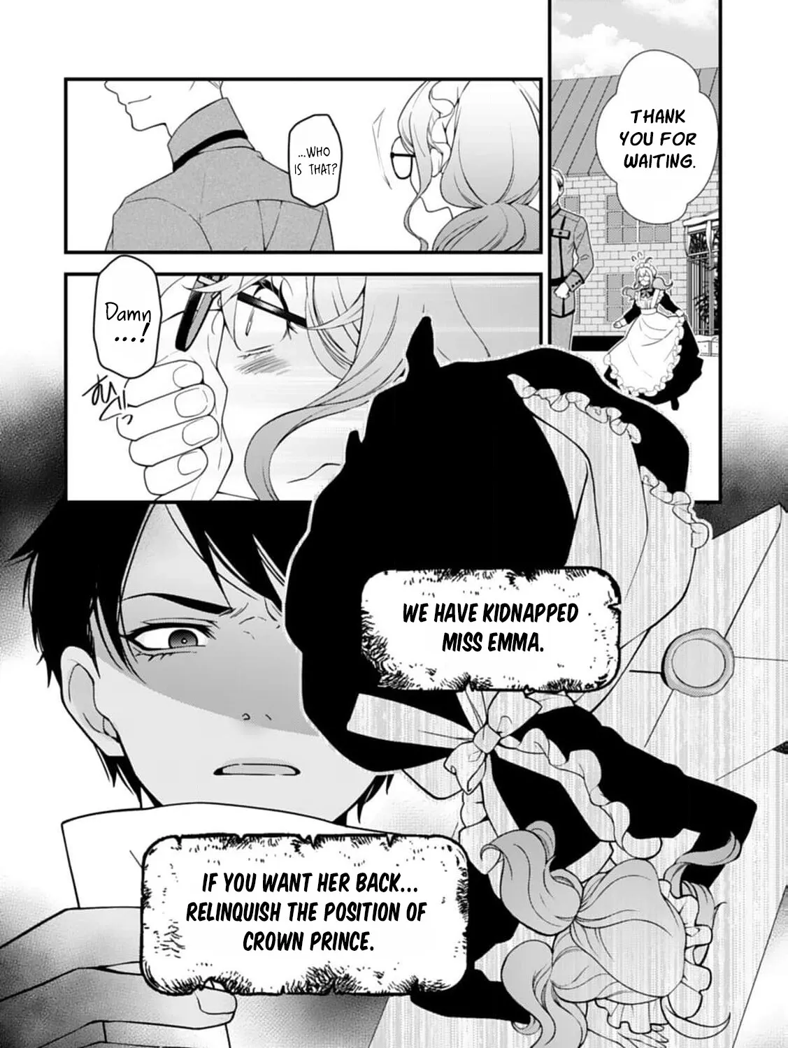 Akuyaku Reijou no Torimaki A desu ga, Outaishi Denka ni Semarareteimasu. Chapter 25 page 53 - 