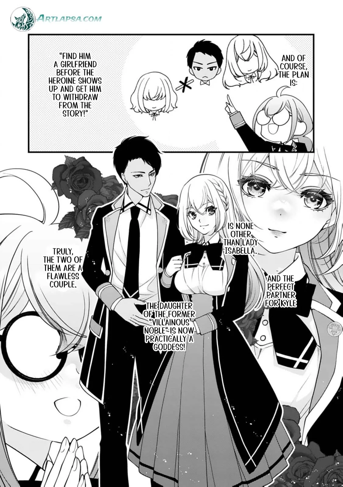 Akuyaku Reijou no Torimaki A desu ga, Outaishi Denka ni Semarareteimasu. Chapter 3 page 17 - 