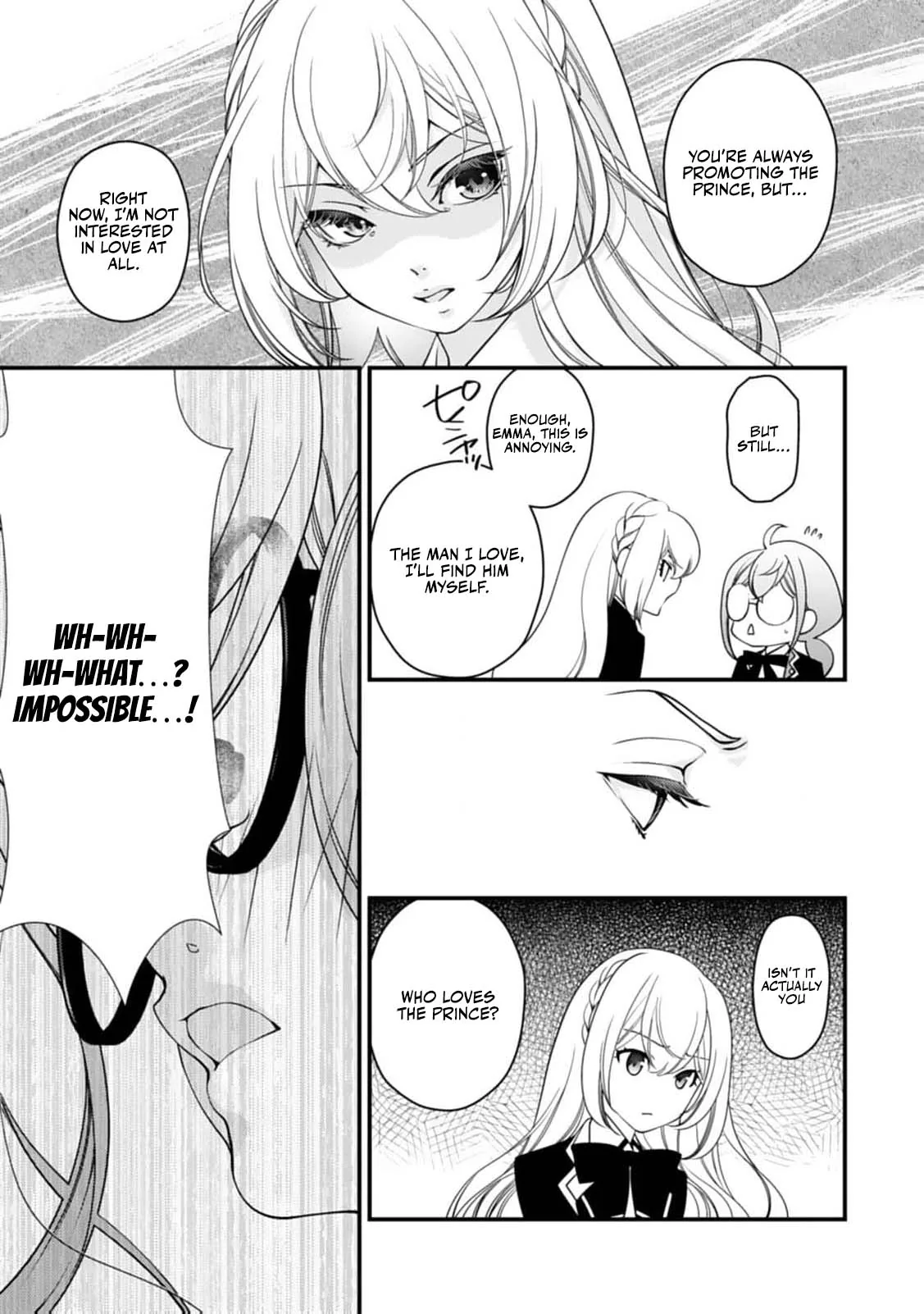 Akuyaku Reijou no Torimaki A desu ga, Outaishi Denka ni Semarareteimasu. Chapter 3 page 18 - 