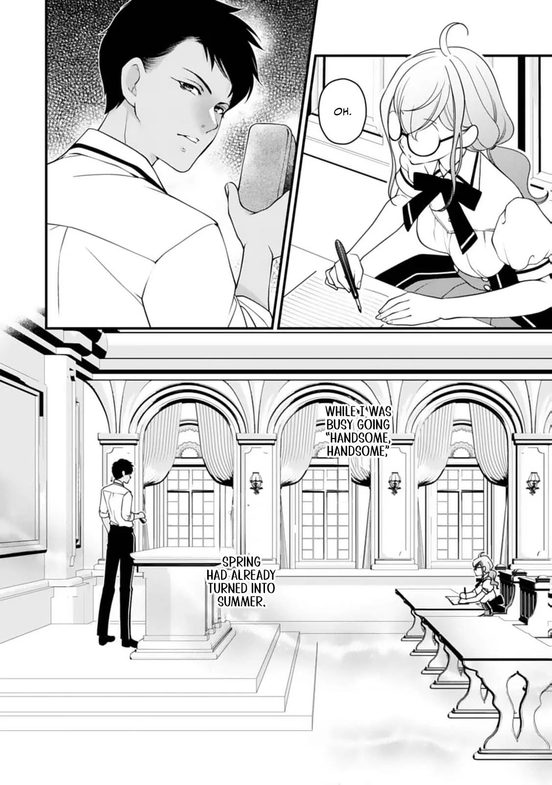 Akuyaku Reijou no Torimaki A desu ga, Outaishi Denka ni Semarareteimasu. Chapter 3 page 23 - 
