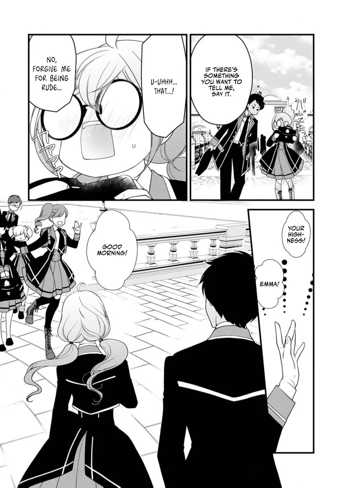 Akuyaku Reijou no Torimaki A desu ga, Outaishi Denka ni Semarareteimasu. Chapter 3 page 8 - 