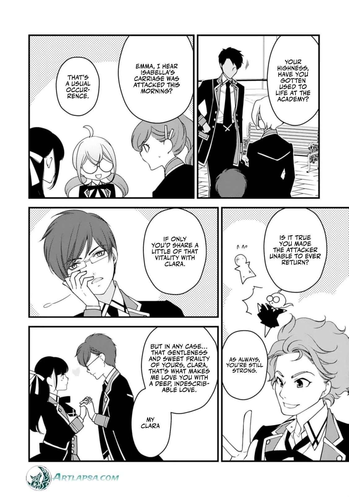 Akuyaku Reijou no Torimaki A desu ga, Outaishi Denka ni Semarareteimasu. Chapter 3 page 9 - 