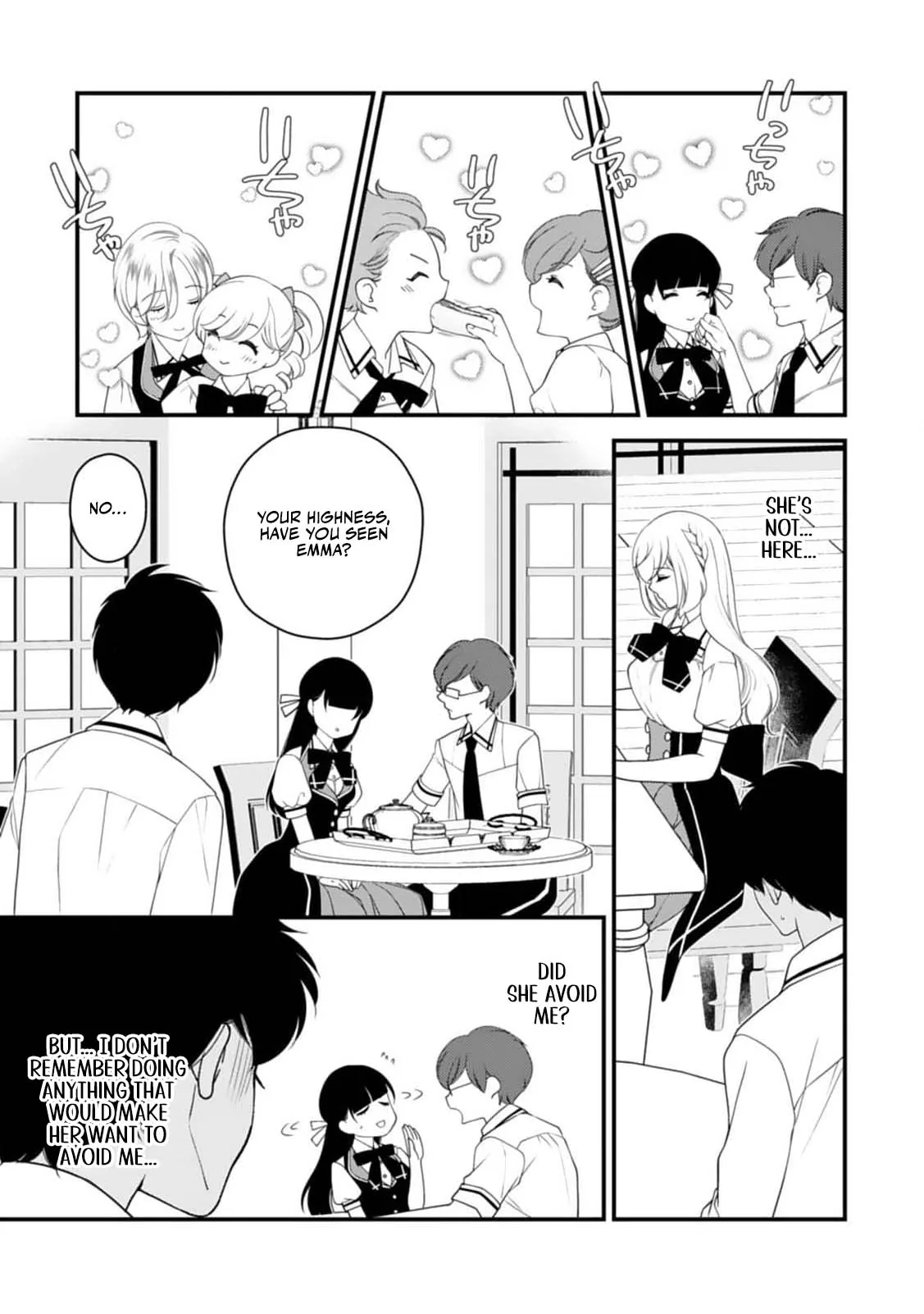 Akuyaku Reijou no Torimaki A desu ga, Outaishi Denka ni Semarareteimasu. Chapter 4 page 16 - 
