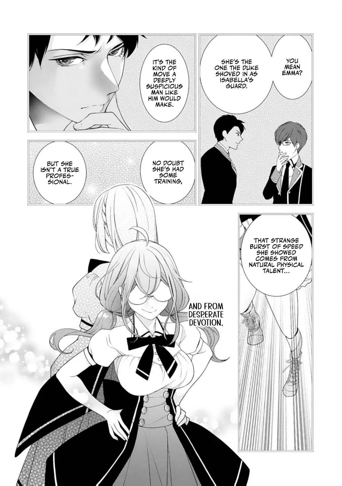 Akuyaku Reijou no Torimaki A desu ga, Outaishi Denka ni Semarareteimasu. Chapter 4 page 19 - 