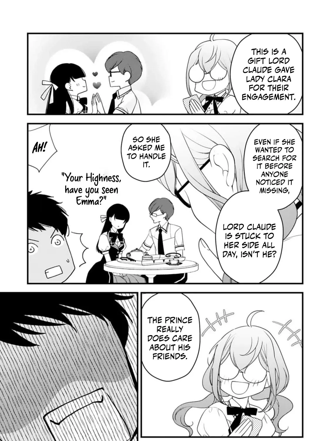 Akuyaku Reijou no Torimaki A desu ga, Outaishi Denka ni Semarareteimasu. Chapter 5 page 39 - 
