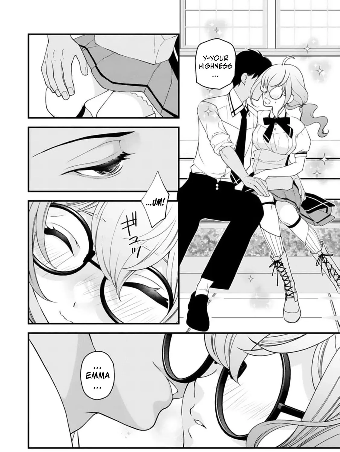 Akuyaku Reijou no Torimaki A desu ga, Outaishi Denka ni Semarareteimasu. Chapter 5 page 53 - 