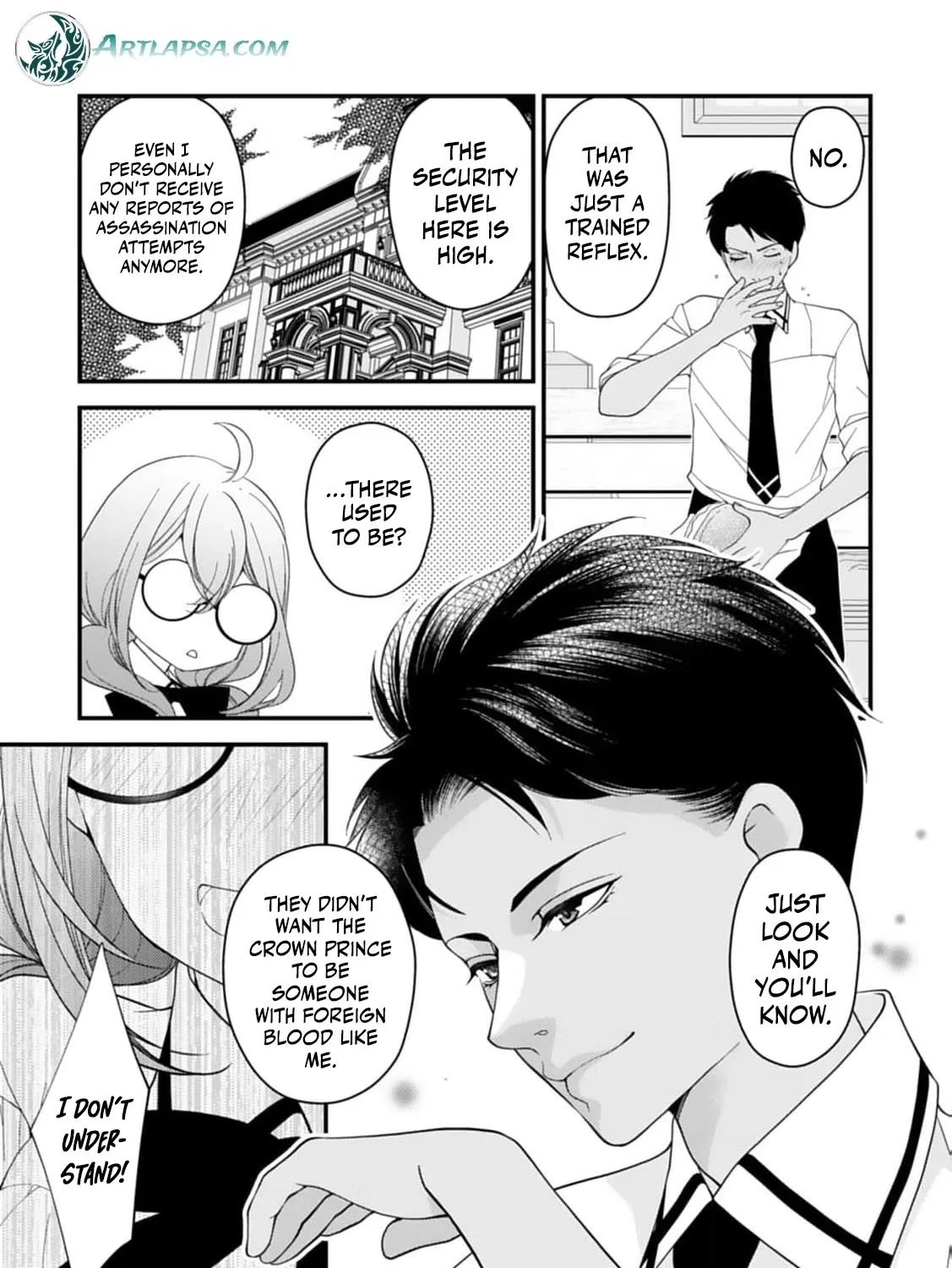 Akuyaku Reijou no Torimaki A desu ga, Outaishi Denka ni Semarareteimasu. Chapter 6 page 11 - 