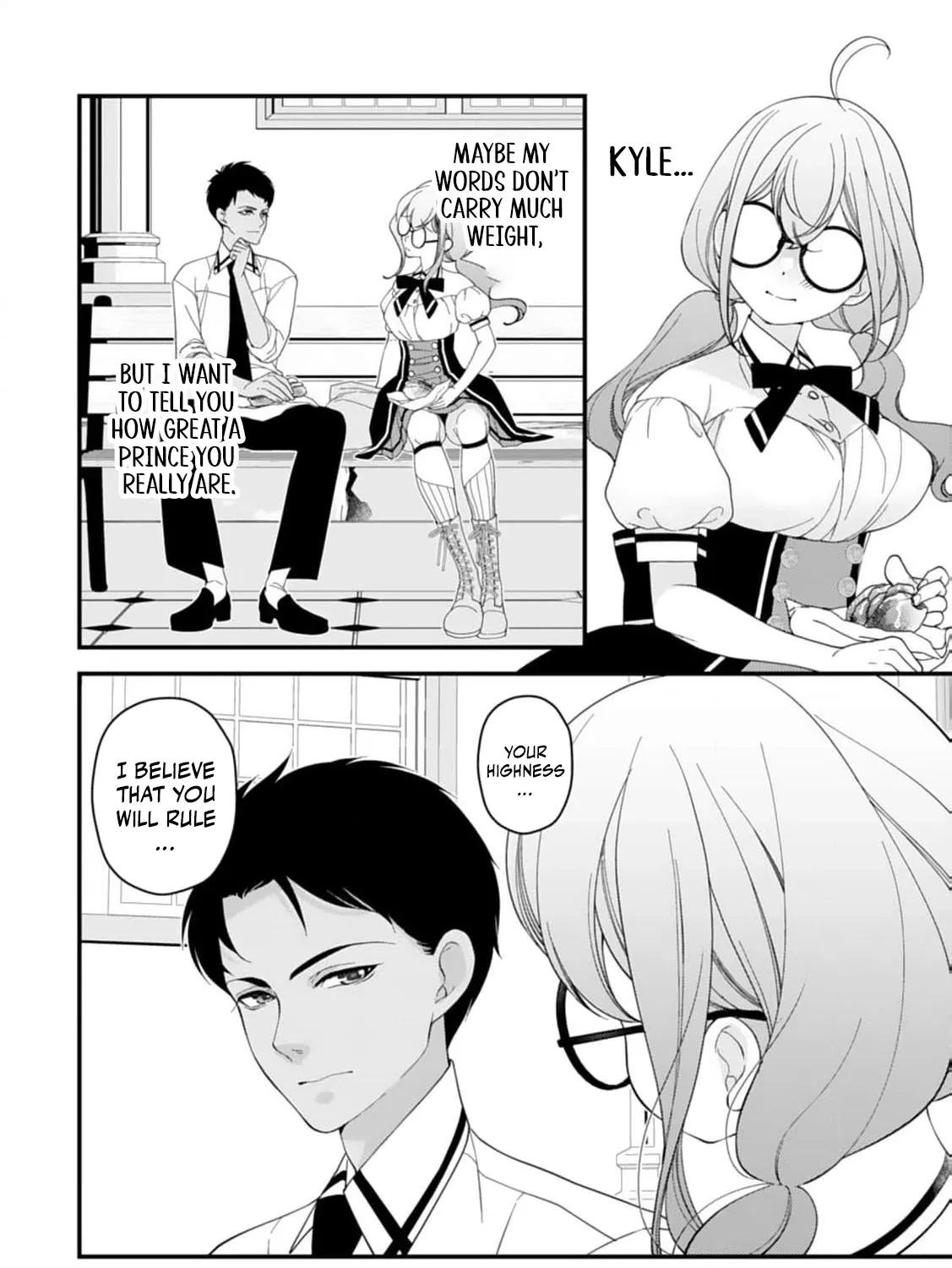 Akuyaku Reijou no Torimaki A desu ga, Outaishi Denka ni Semarareteimasu. Chapter 6 page 25 - 