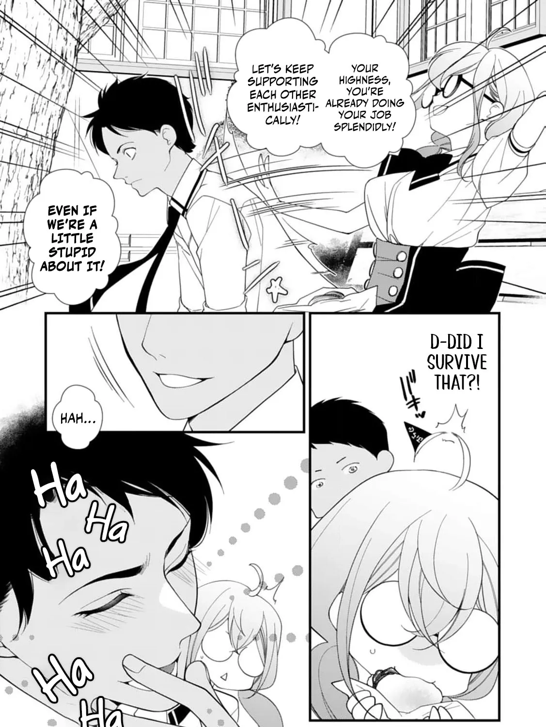 Akuyaku Reijou no Torimaki A desu ga, Outaishi Denka ni Semarareteimasu. Chapter 6 page 31 - 