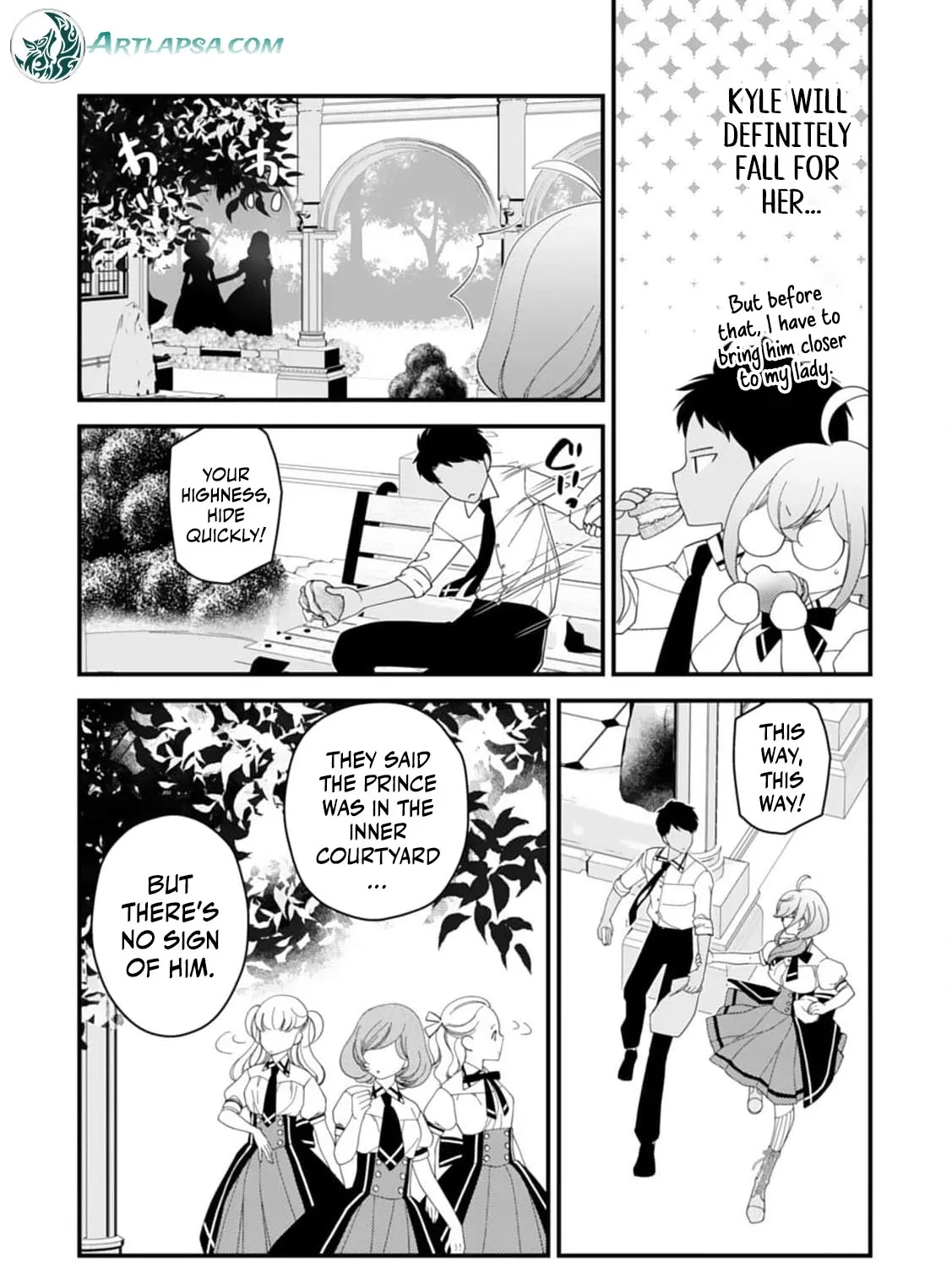 Akuyaku Reijou no Torimaki A desu ga, Outaishi Denka ni Semarareteimasu. Chapter 6 page 41 - 