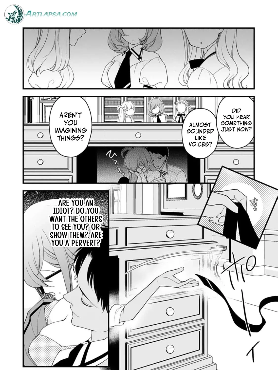 Akuyaku Reijou no Torimaki A desu ga, Outaishi Denka ni Semarareteimasu. Chapter 7 page 19 - 