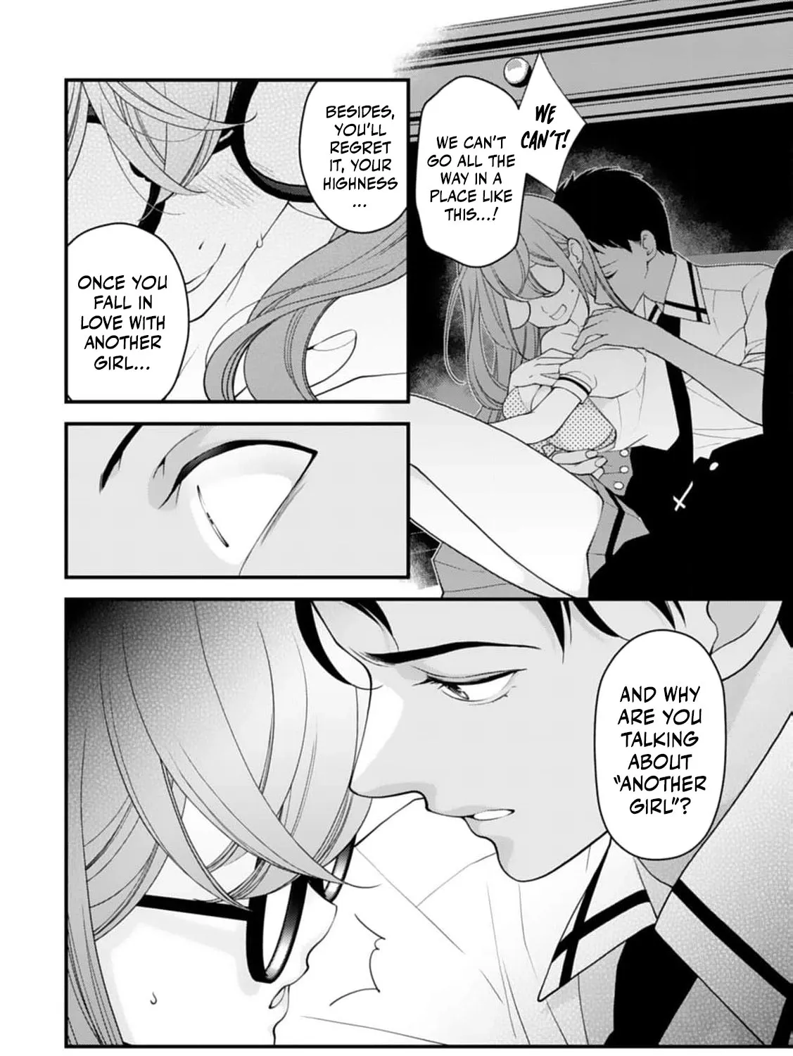 Akuyaku Reijou no Torimaki A desu ga, Outaishi Denka ni Semarareteimasu. Chapter 7 page 23 - 