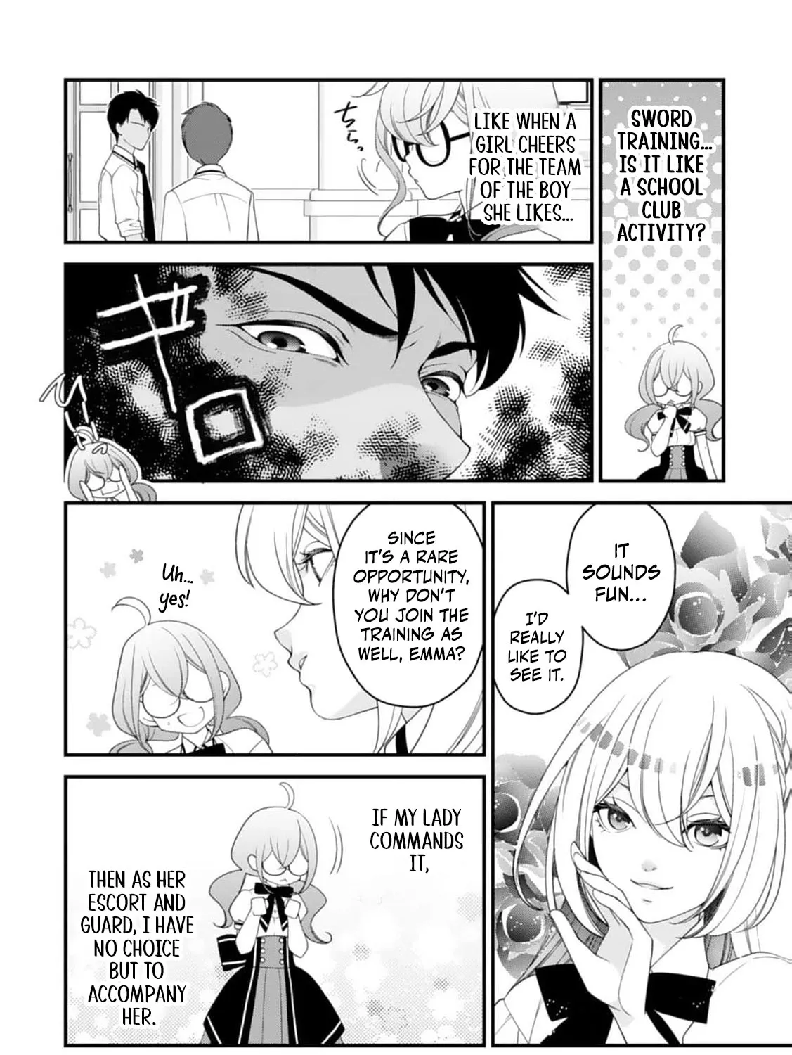 Akuyaku Reijou no Torimaki A desu ga, Outaishi Denka ni Semarareteimasu. Chapter 7 page 31 - 