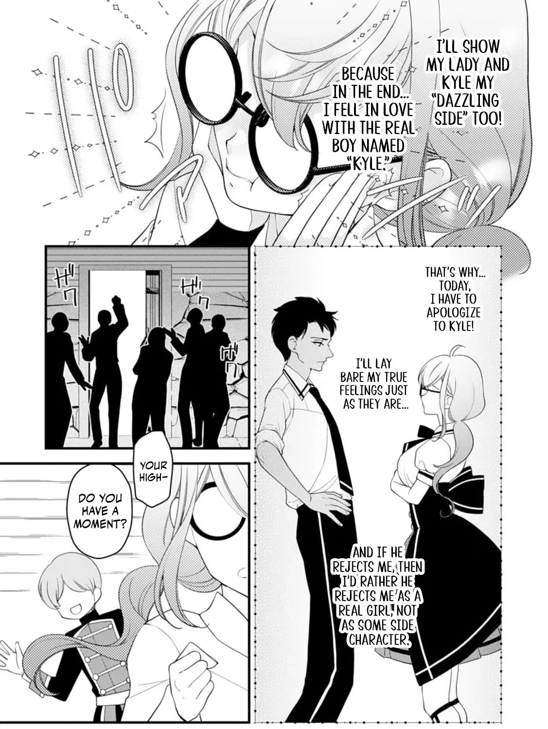 Akuyaku Reijou no Torimaki A desu ga, Outaishi Denka ni Semarareteimasu. Chapter 7 page 45 - 