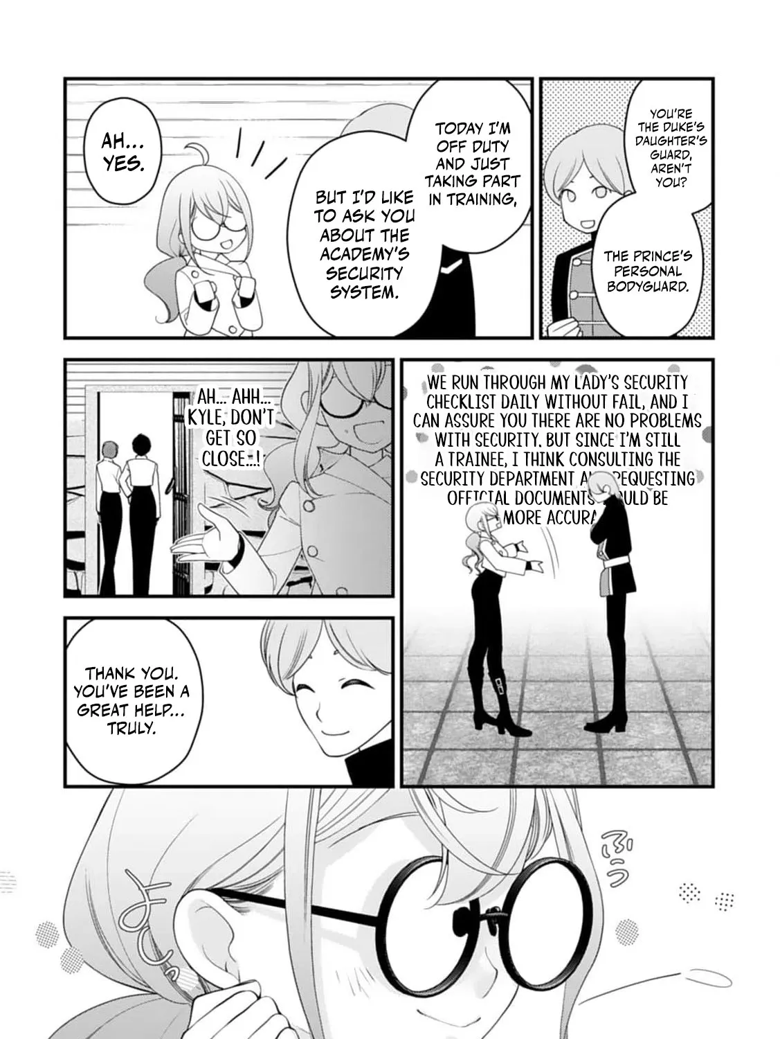 Akuyaku Reijou no Torimaki A desu ga, Outaishi Denka ni Semarareteimasu. Chapter 7 page 47 - 