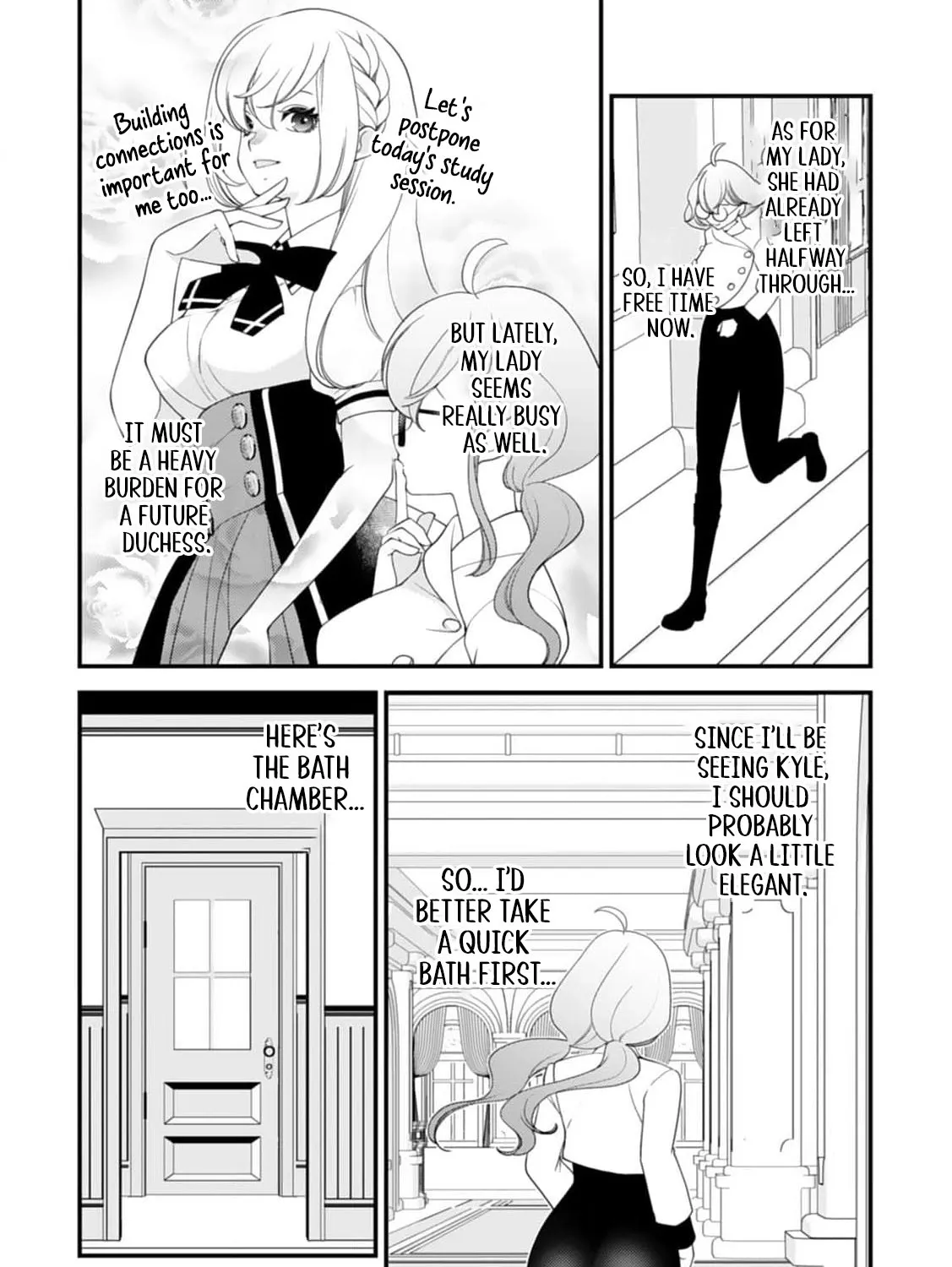 Akuyaku Reijou no Torimaki A desu ga, Outaishi Denka ni Semarareteimasu. Chapter 7 page 49 - 