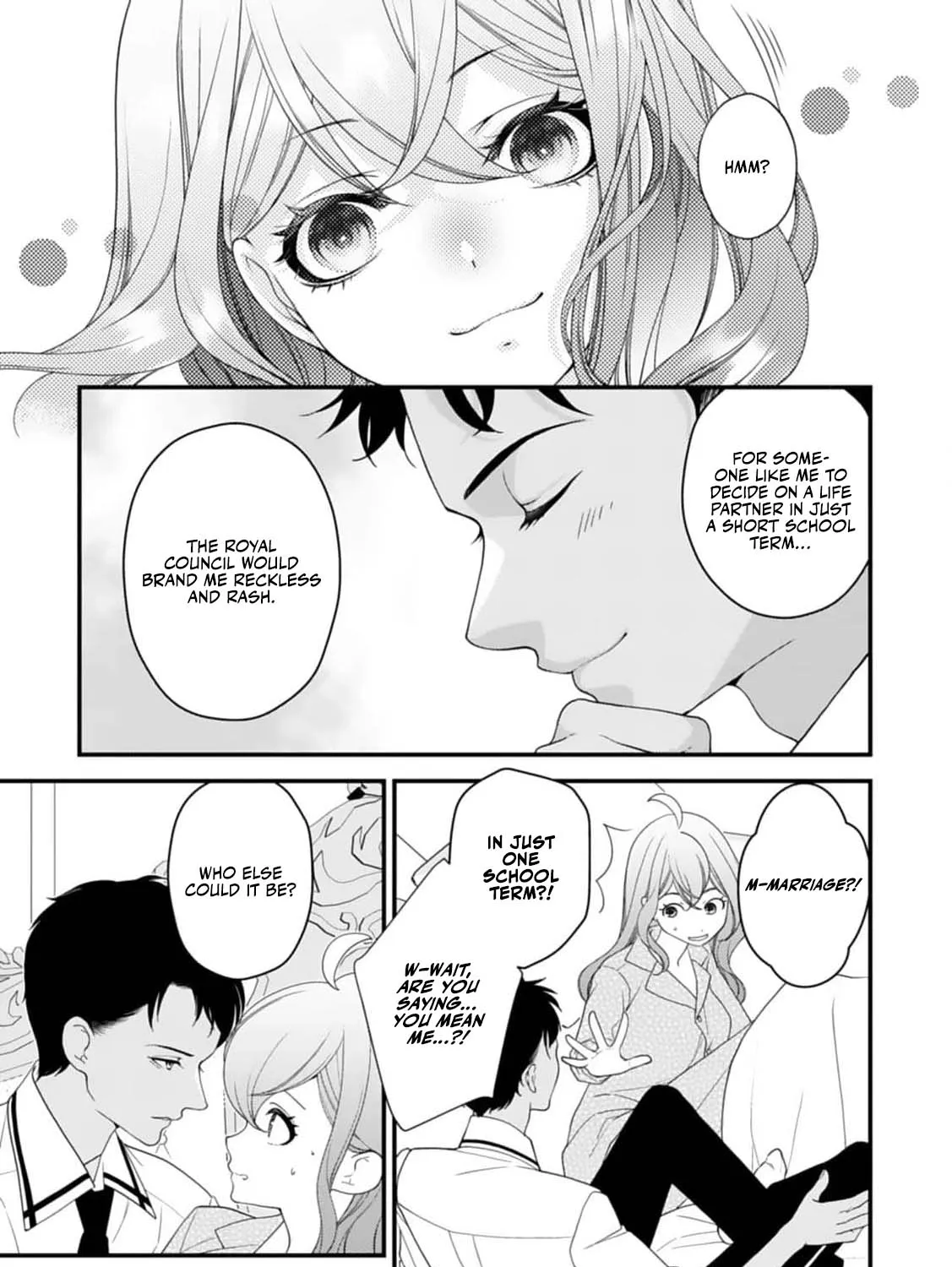 Akuyaku Reijou no Torimaki A desu ga, Outaishi Denka ni Semarareteimasu. Chapter 9 page 11 - 