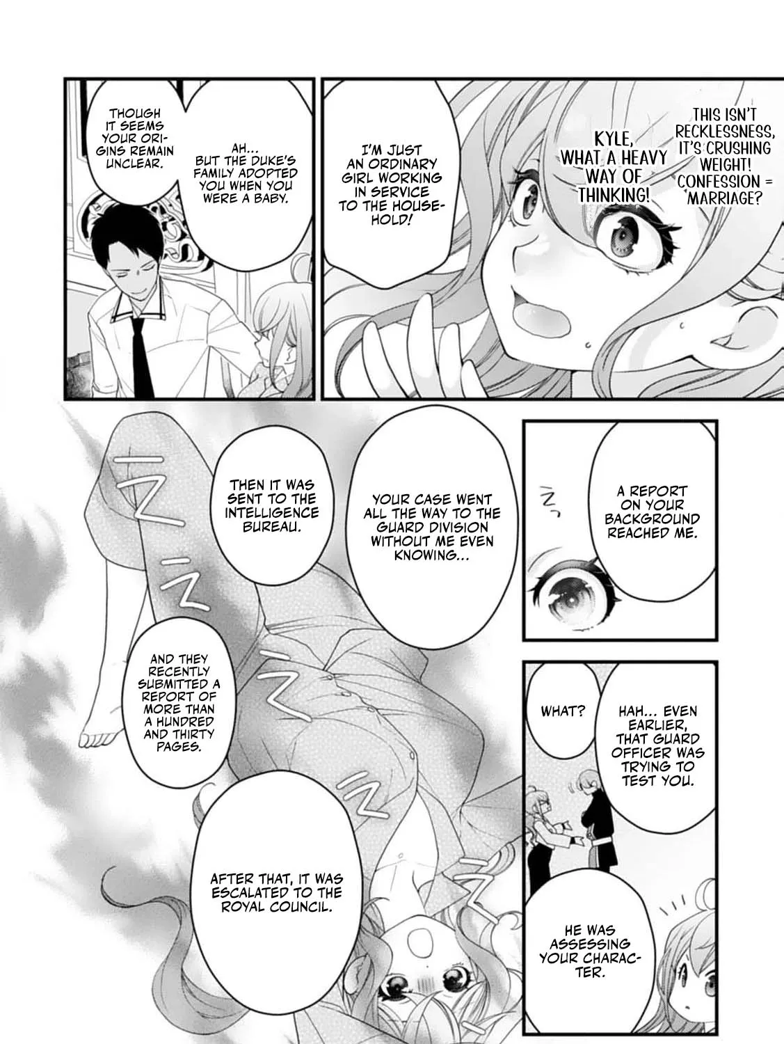 Akuyaku Reijou no Torimaki A desu ga, Outaishi Denka ni Semarareteimasu. Chapter 9 page 13 - 