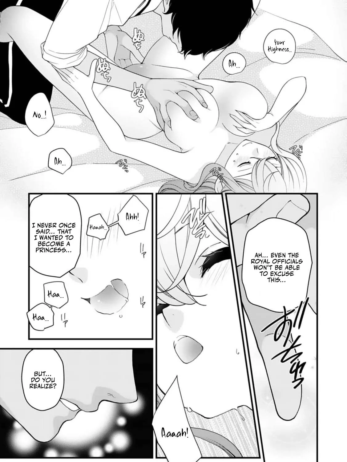 Akuyaku Reijou no Torimaki A desu ga, Outaishi Denka ni Semarareteimasu. Chapter 9 page 35 - 