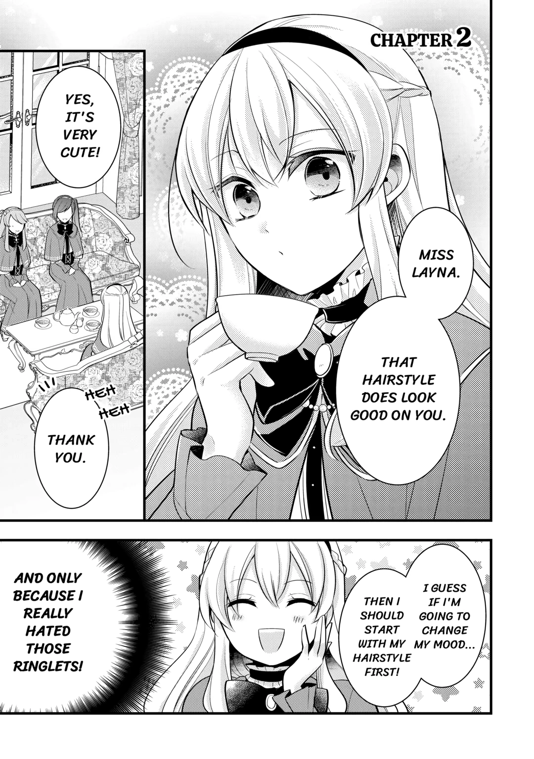 Akuyaku Reijou wa Heroine wo Ijimete iru Baai dewanai Chapter 2 page 1 - 