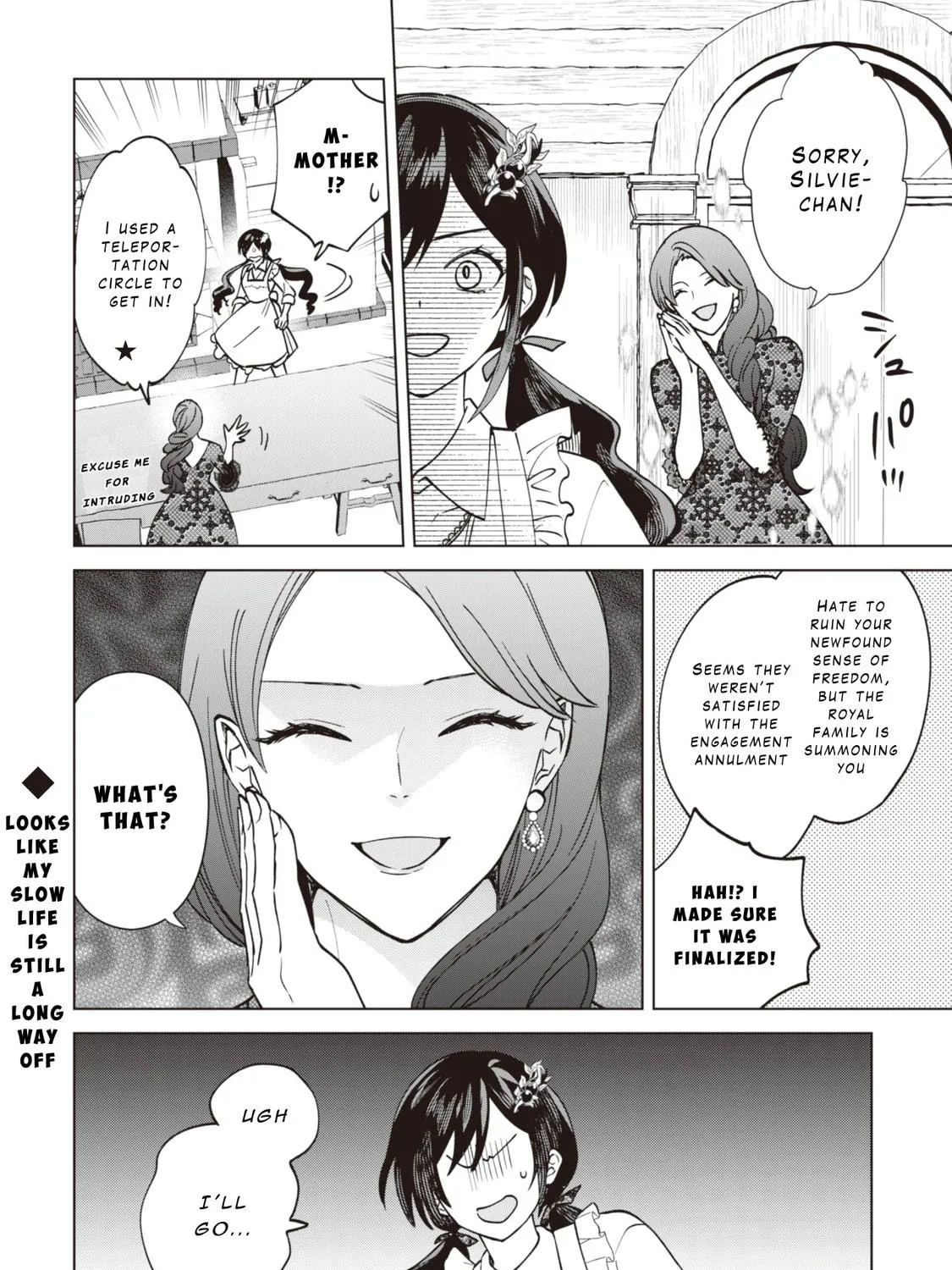 Akuyaku Reijou wa Slow Life wo Enjoy Shitai!: Yatto Konyaku Haki sareta noni, Daini Ouji ga Meccha Stalker Shitekurun desu kedo… Chapter 1 page 41 - 