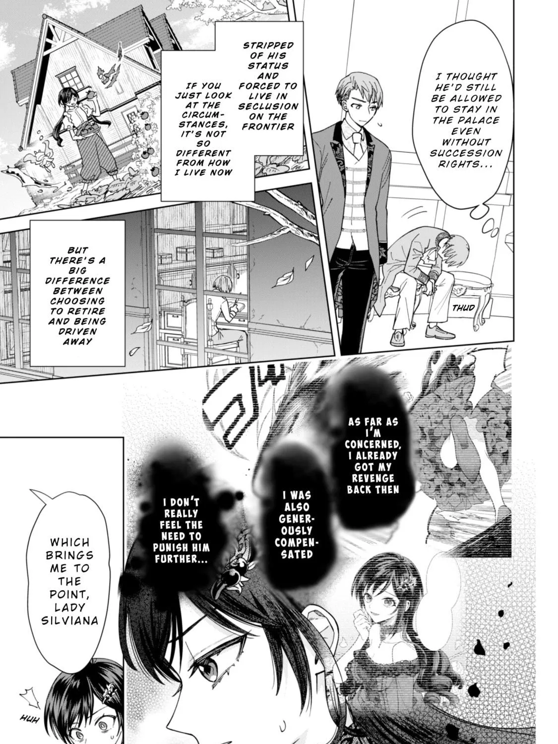 Akuyaku Reijou wa Slow Life wo Enjoy Shitai!: Yatto Konyaku Haki sareta noni, Daini Ouji ga Meccha Stalker Shitekurun desu kedo… Chapter 15 page 17 - 