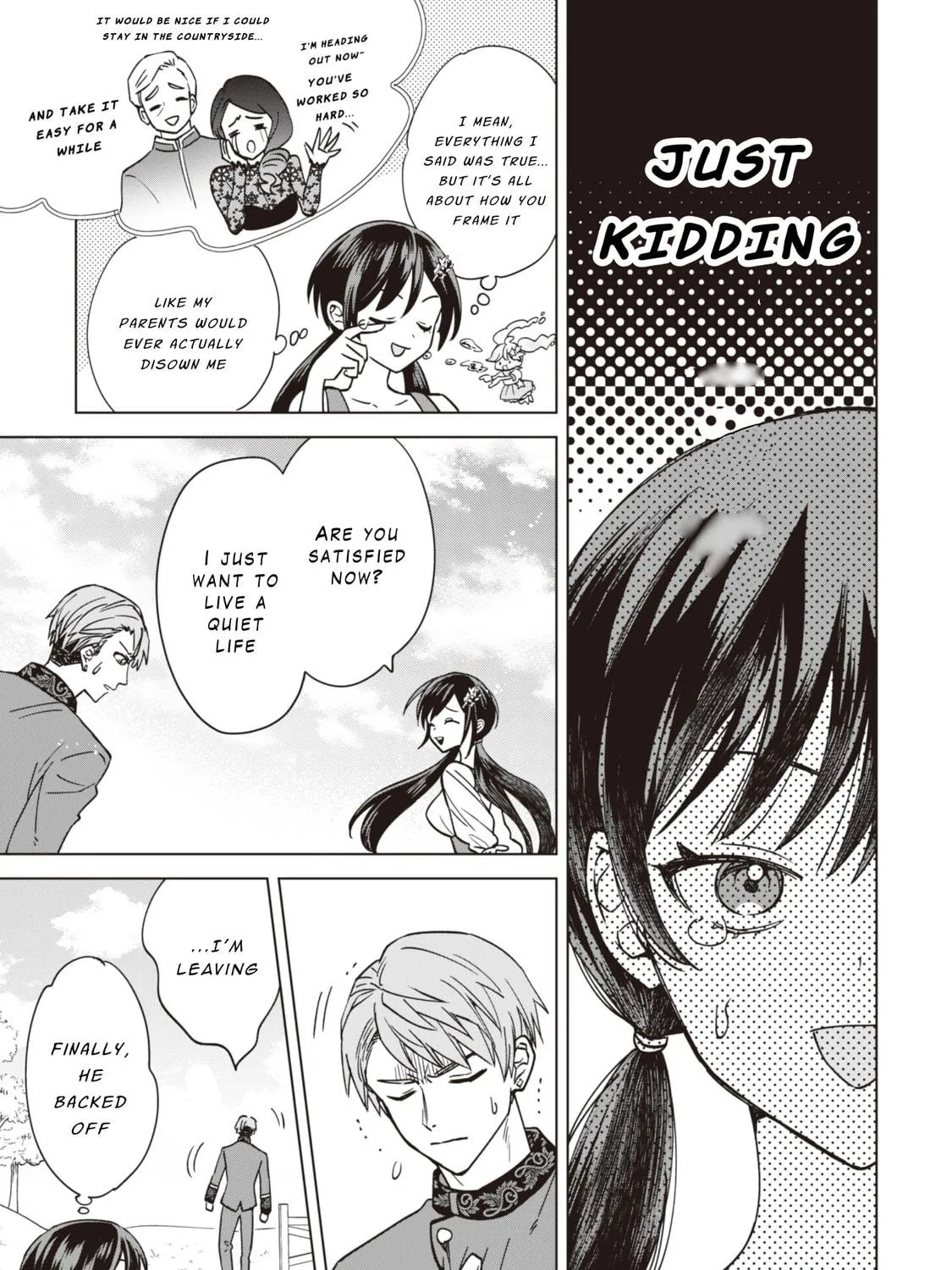 Akuyaku Reijou wa Slow Life wo Enjoy Shitai!: Yatto Konyaku Haki sareta noni, Daini Ouji ga Meccha Stalker Shitekurun desu kedo… Chapter 3 page 41 - 