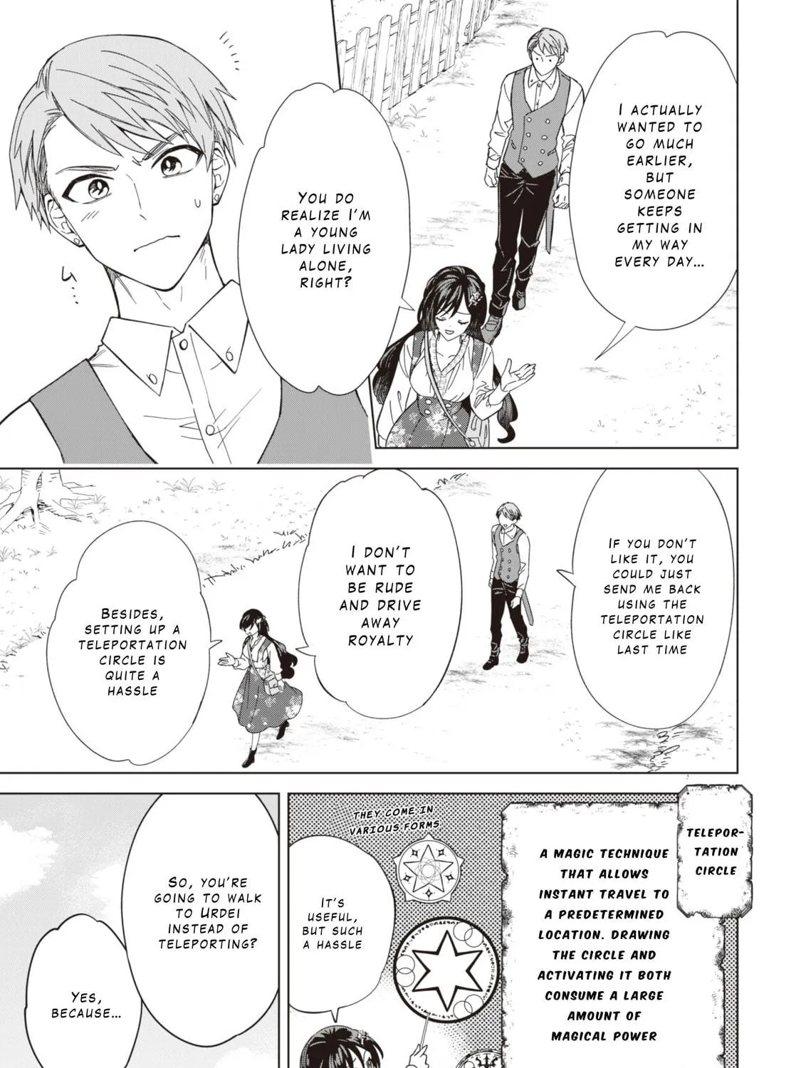 Akuyaku Reijou wa Slow Life wo Enjoy Shitai!: Yatto Konyaku Haki sareta noni, Daini Ouji ga Meccha Stalker Shitekurun desu kedo… Chapter 4 page 5 - 