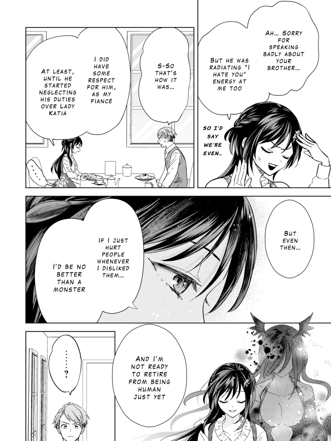 Akuyaku Reijou wa Slow Life wo Enjoy Shitai!: Yatto Konyaku Haki sareta noni, Daini Ouji ga Meccha Stalker Shitekurun desu kedo… Chapter 5 page 43 - 