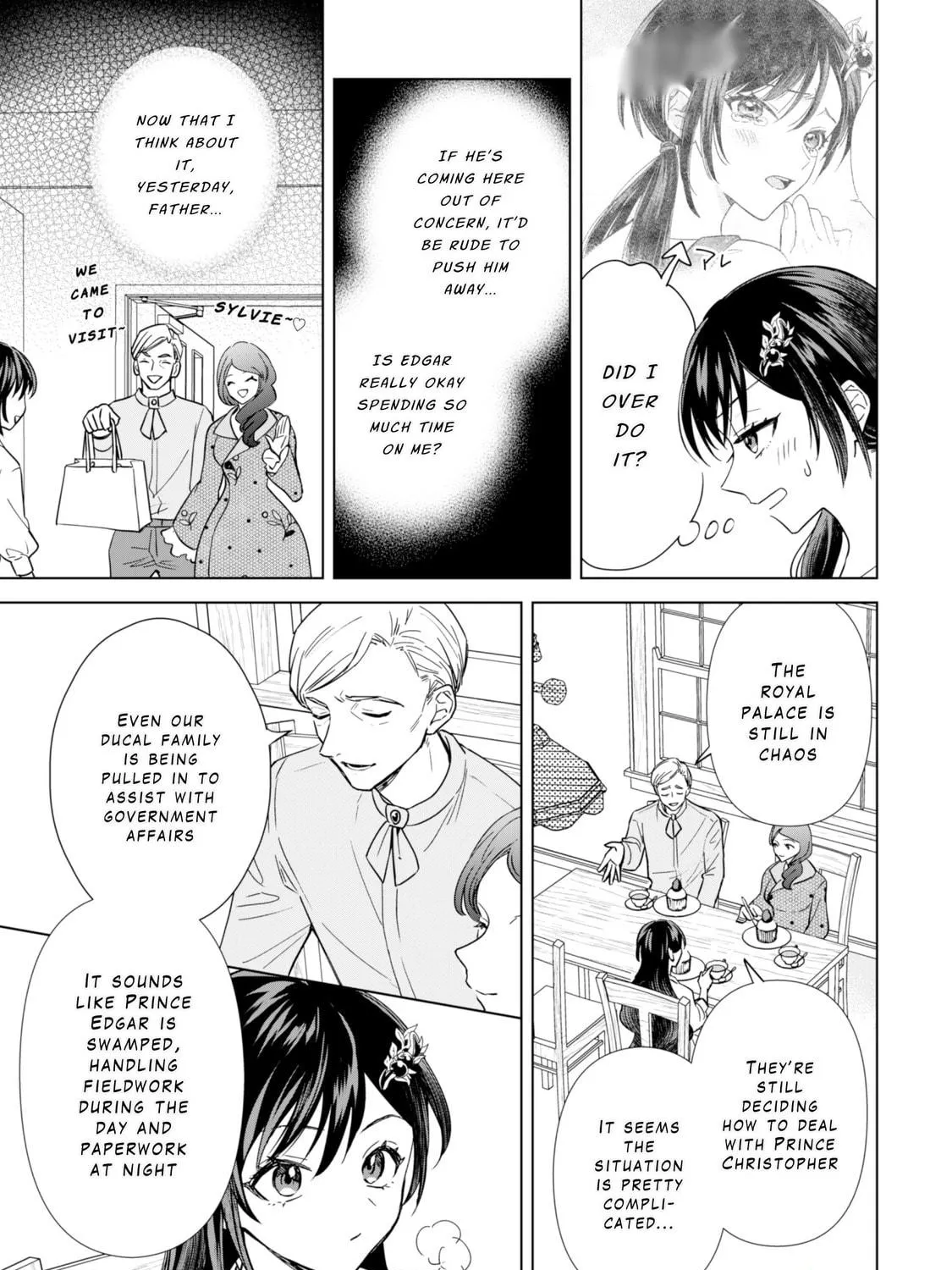 Akuyaku Reijou wa Slow Life wo Enjoy Shitai!: Yatto Konyaku Haki sareta noni, Daini Ouji ga Meccha Stalker Shitekurun desu kedo… Chapter 6 page 17 - 