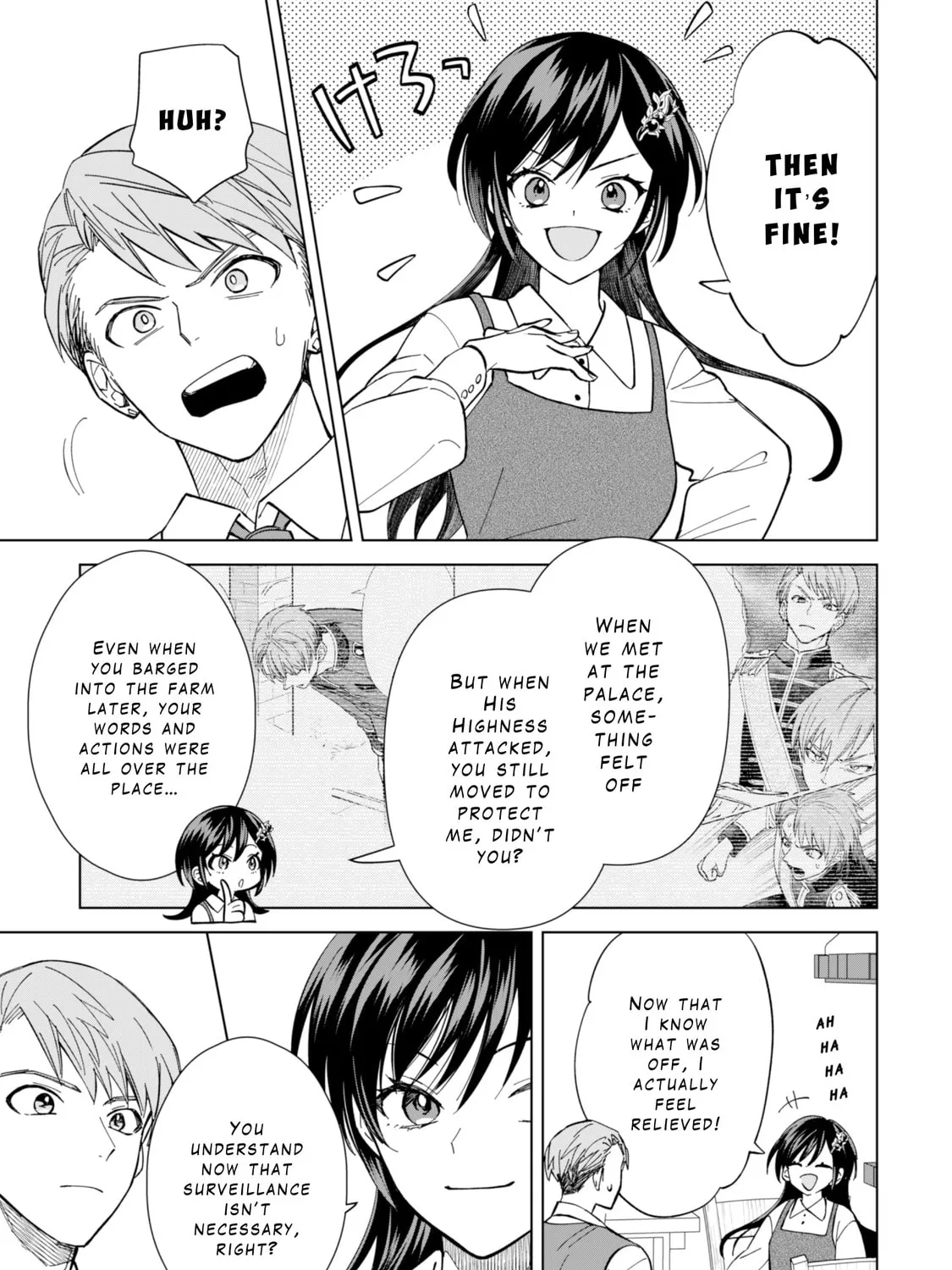 Akuyaku Reijou wa Slow Life wo Enjoy Shitai!: Yatto Konyaku Haki sareta noni, Daini Ouji ga Meccha Stalker Shitekurun desu kedo… Chapter 7 page 33 - 