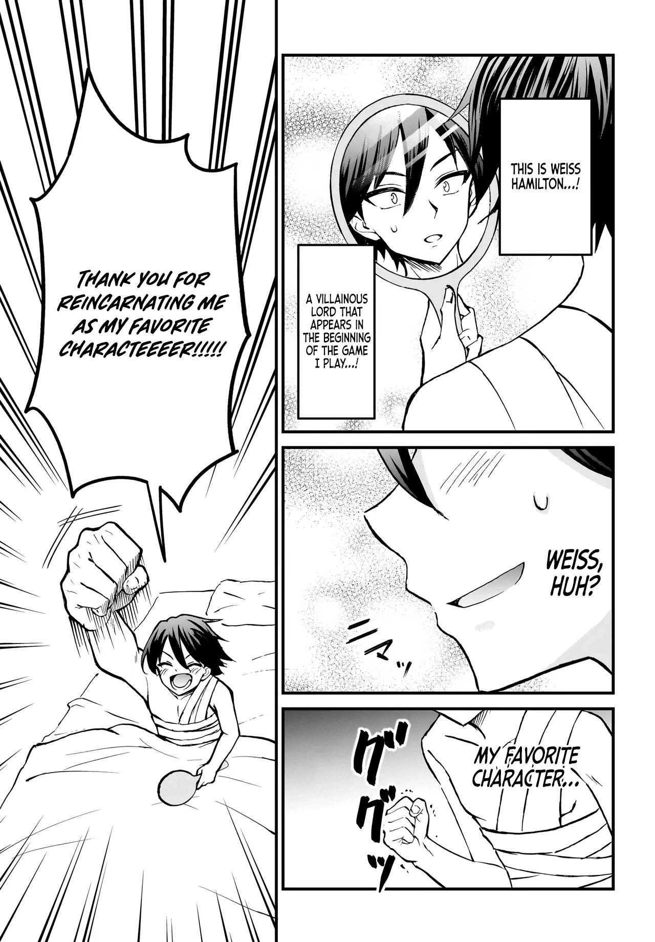 Akuyaku Suki no Ore, Oshi Character ni Tensei: Game Joban ni Shujinkou ni Korosareru Oshi ni Tenseishita node, Ore dake Shitteru Game Chishiki de Hametsu Flag wo Tsubushitara Akuyaku-tachi no Teiou ni Natteta Ken Chapter 1 page 4 - 