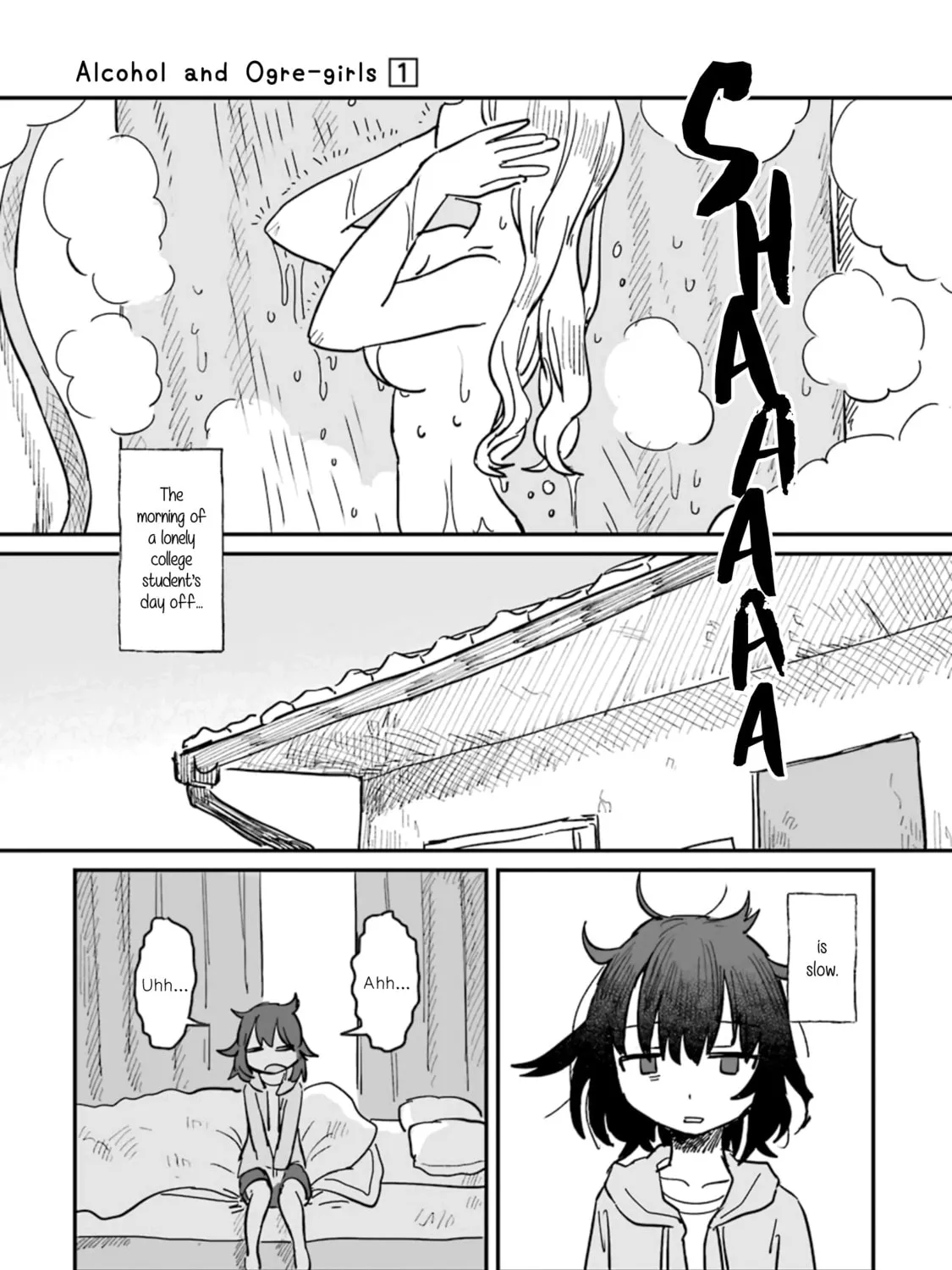 Alcohol and Ogre-girls Chapter 4 page 1 - 
