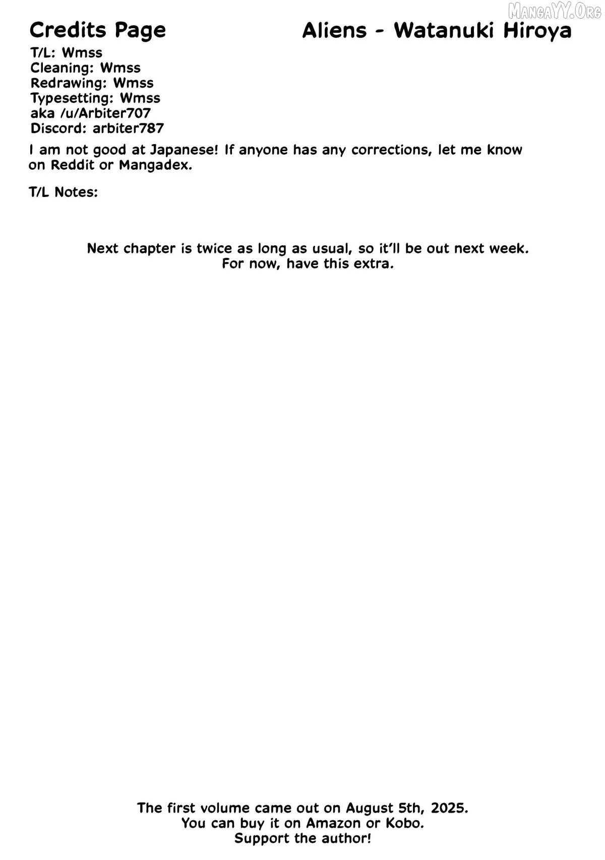 Aliens  Manga Chapter 10.5 page 3 - 