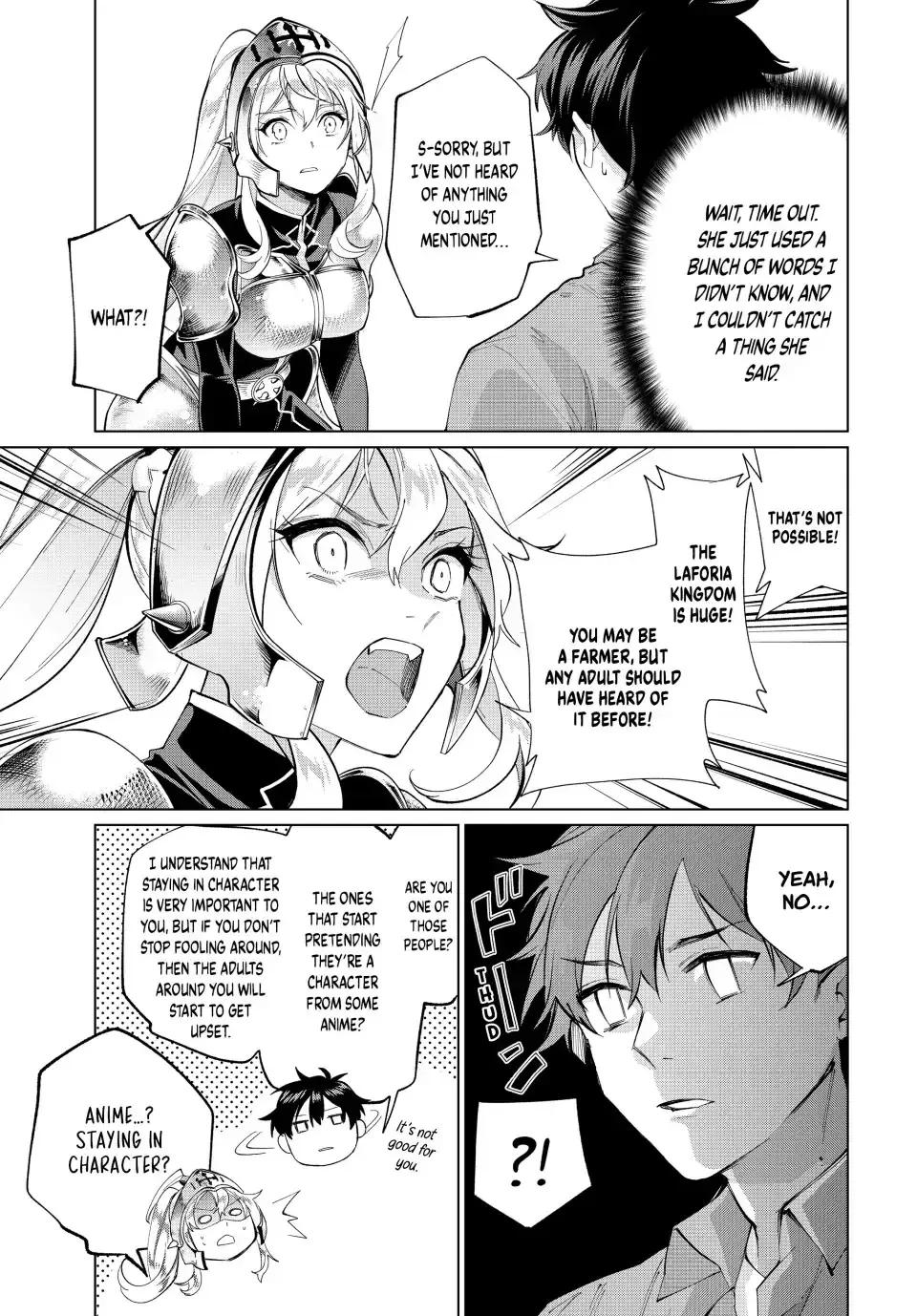 All My Neighbors are Convinced the Female Knight from My Rice Field Is My Wife Chapter 1.1 page 18 - 