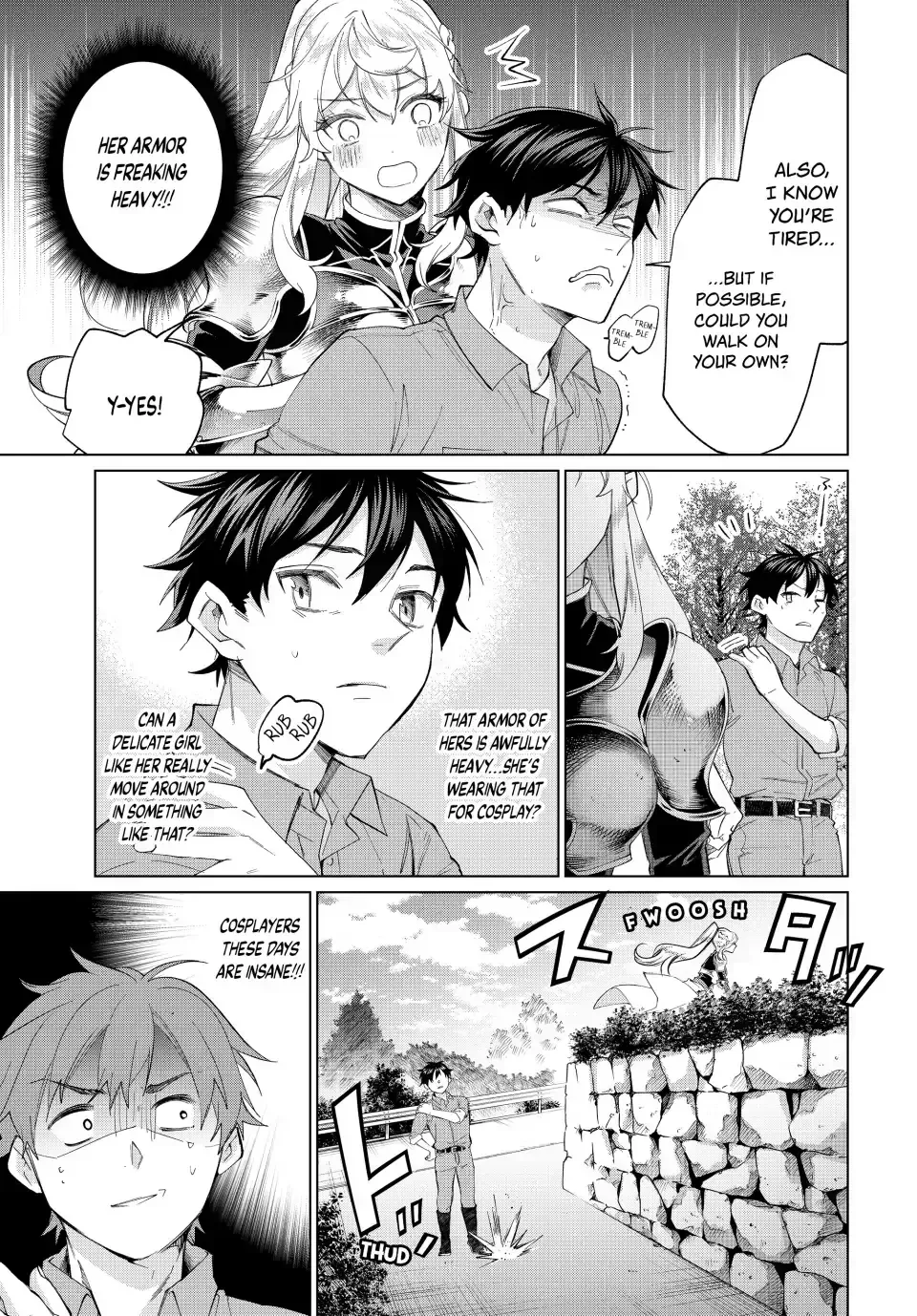 All My Neighbors are Convinced the Female Knight from My Rice Field Is My Wife Chapter 1.2 page 24 - 