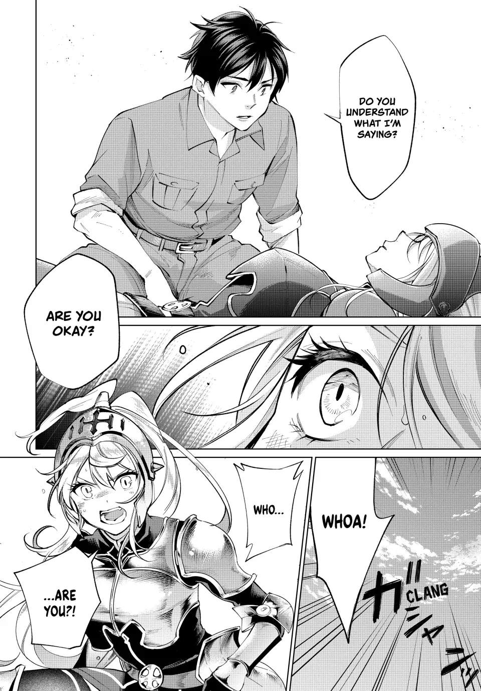 All My Neighbors are Convinced the Female Knight from My Rice Field Is My Wife Chapter 1 page 12 - 