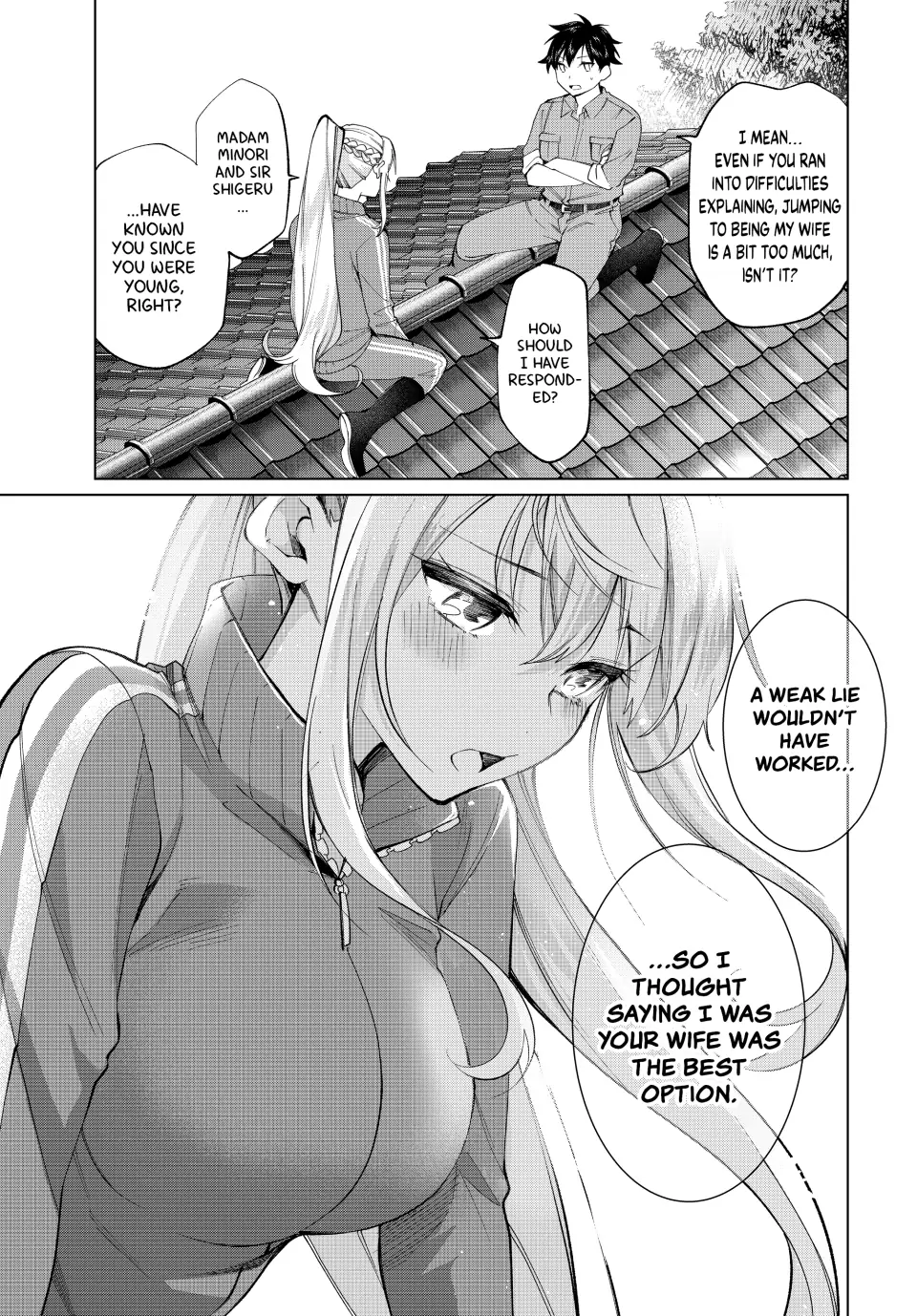 All My Neighbors are Convinced the Female Knight from My Rice Field Is My Wife Chapter 10 page 13 - 