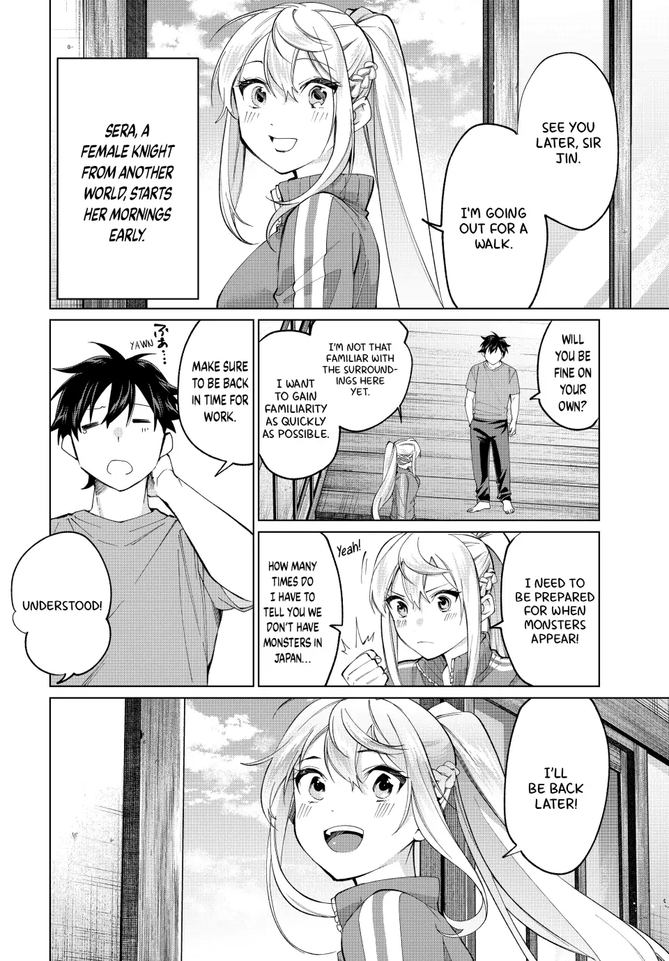 All My Neighbors are Convinced the Female Knight from My Rice Field Is My Wife Chapter 10 page 6 - 