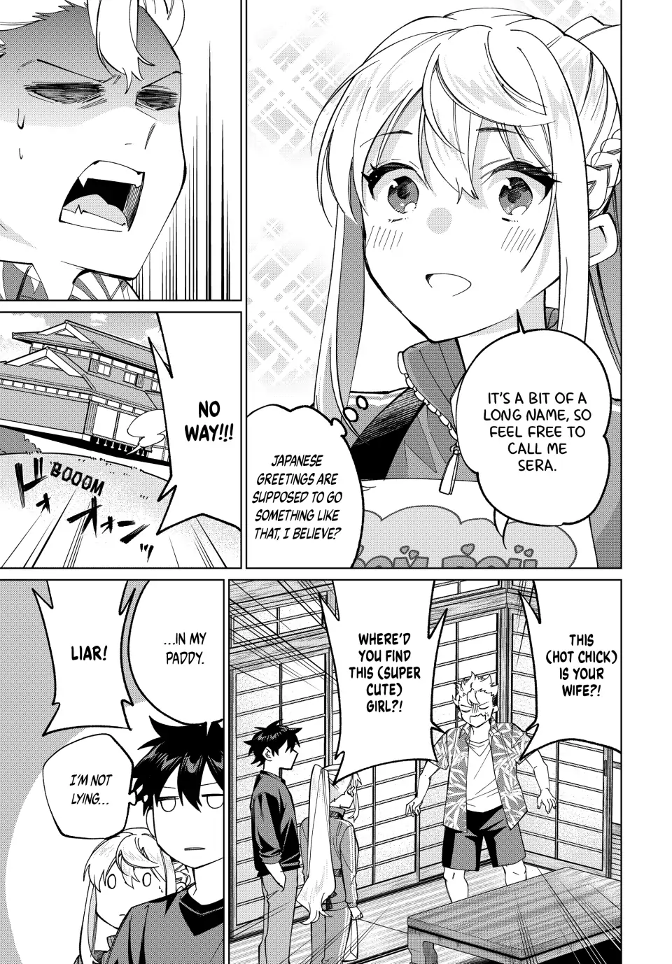 All My Neighbors are Convinced the Female Knight from My Rice Field Is My Wife Chapter 12 page 10 - 