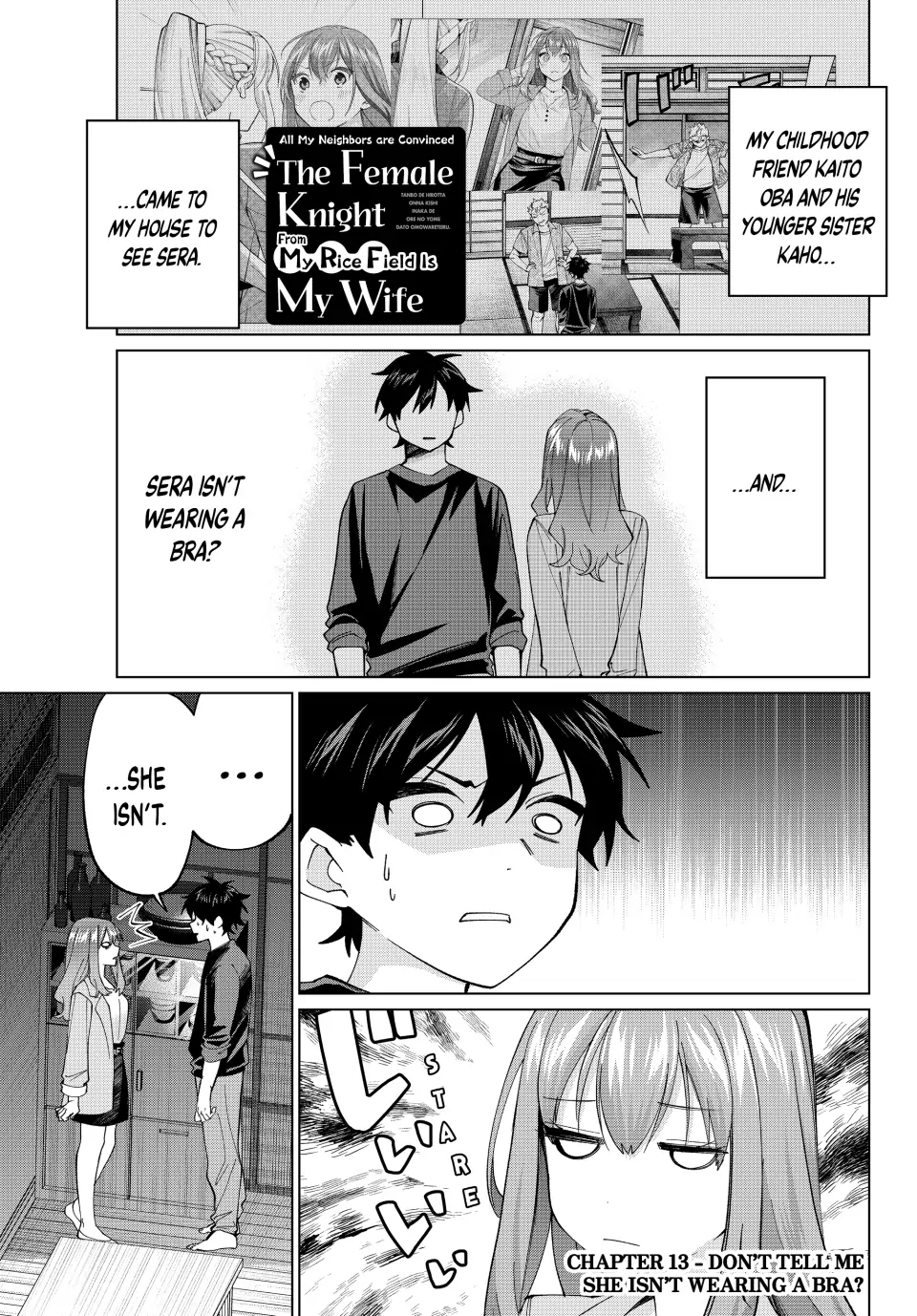All My Neighbors are Convinced the Female Knight from My Rice Field Is My Wife Chapter 13 page 1 - 