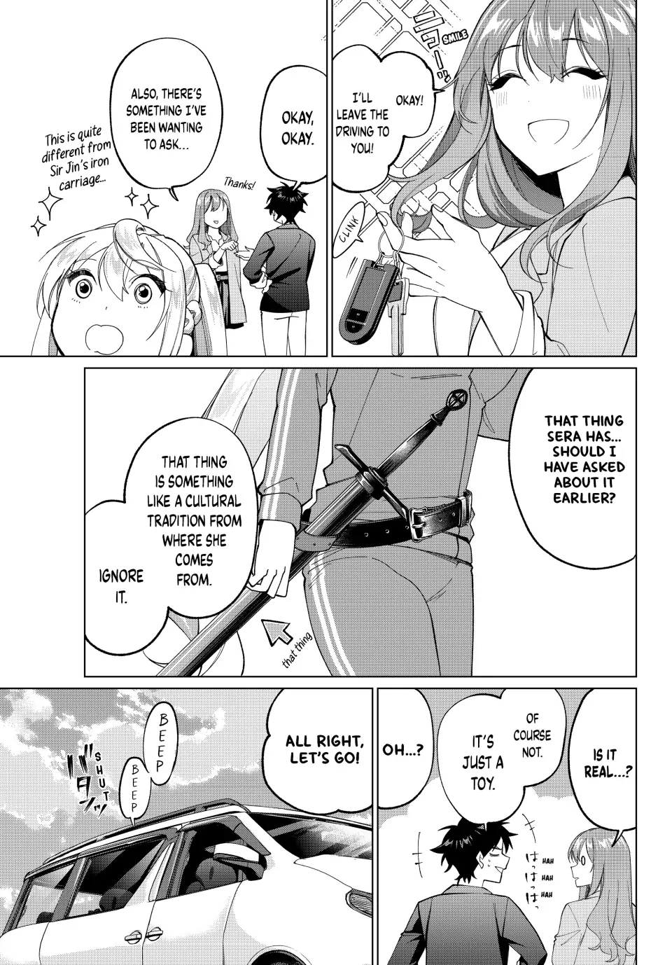 All My Neighbors are Convinced the Female Knight from My Rice Field Is My Wife Chapter 13 page 9 - 