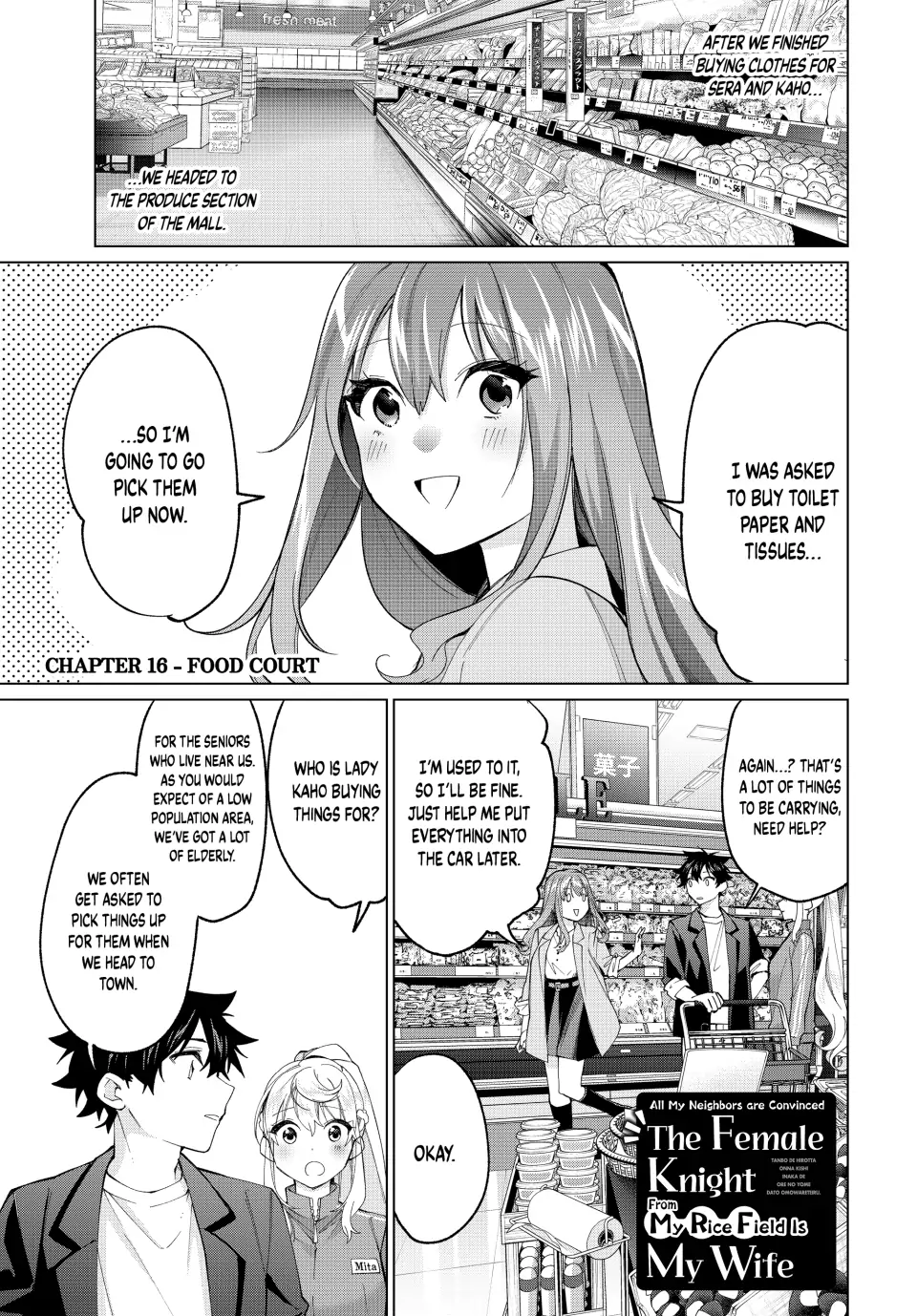 All My Neighbors are Convinced the Female Knight from My Rice Field Is My Wife Chapter 16 page 2 - 