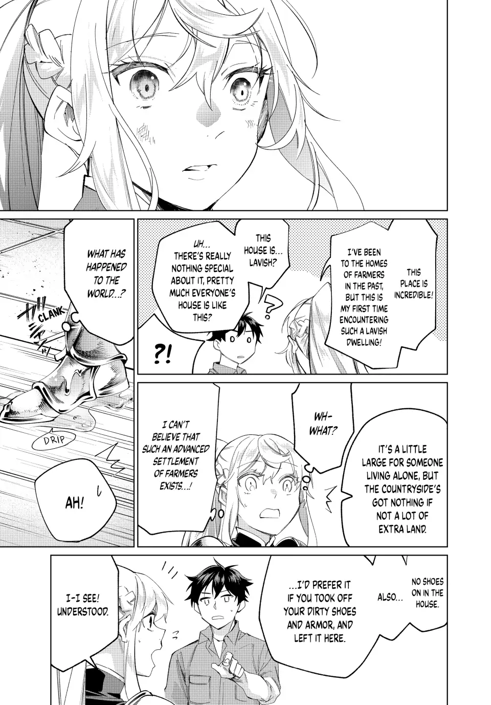 All My Neighbors are Convinced the Female Knight from My Rice Field Is My Wife Chapter 2 page 3 - 