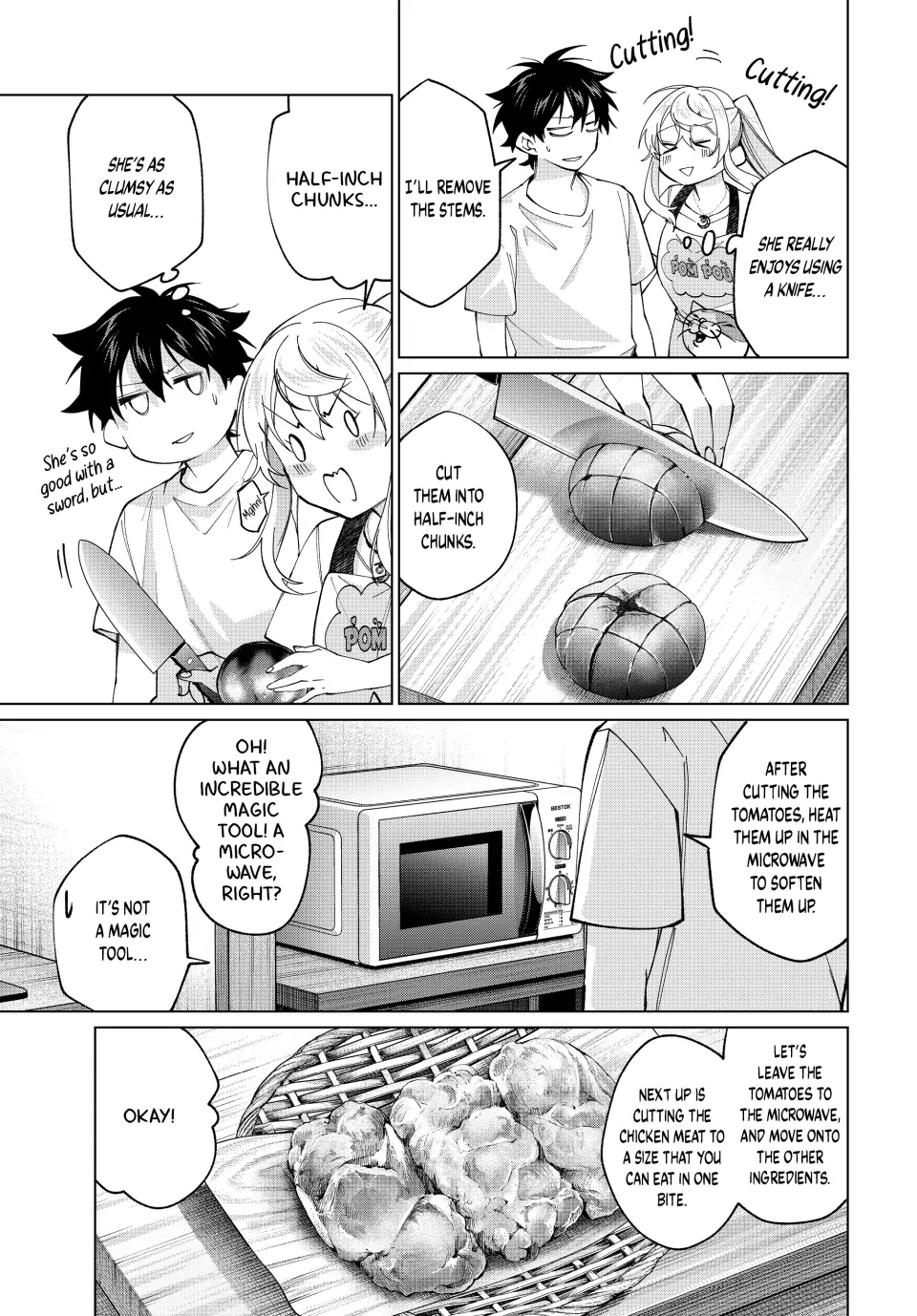 All My Neighbors are Convinced the Female Knight from My Rice Field Is My Wife Chapter 24 page 4 - 