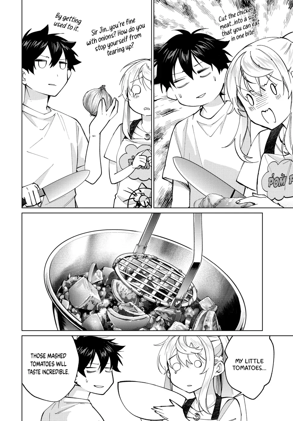 All My Neighbors are Convinced the Female Knight from My Rice Field Is My Wife Chapter 24 page 5 - 