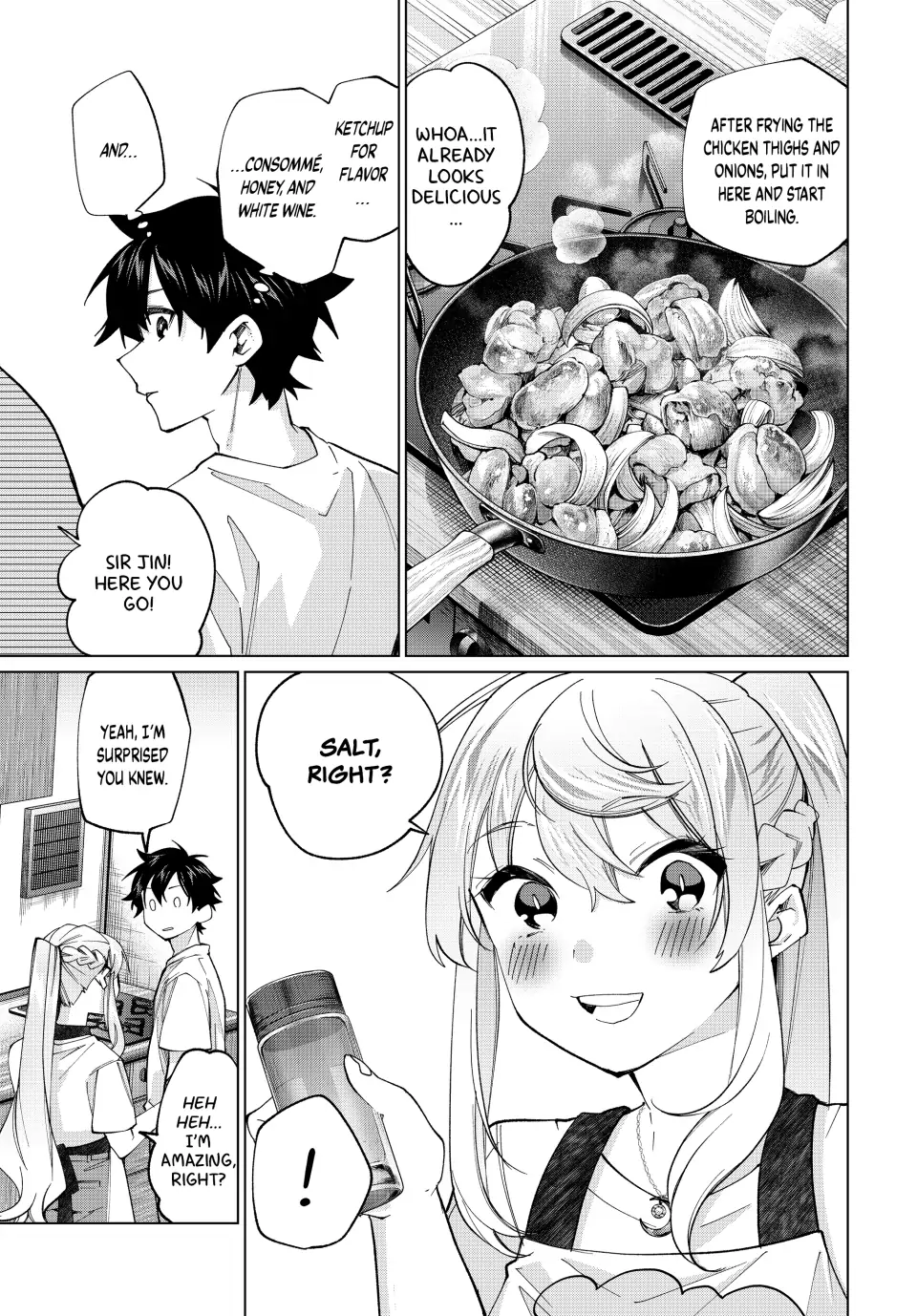 All My Neighbors are Convinced the Female Knight from My Rice Field Is My Wife Chapter 24 page 6 - 
