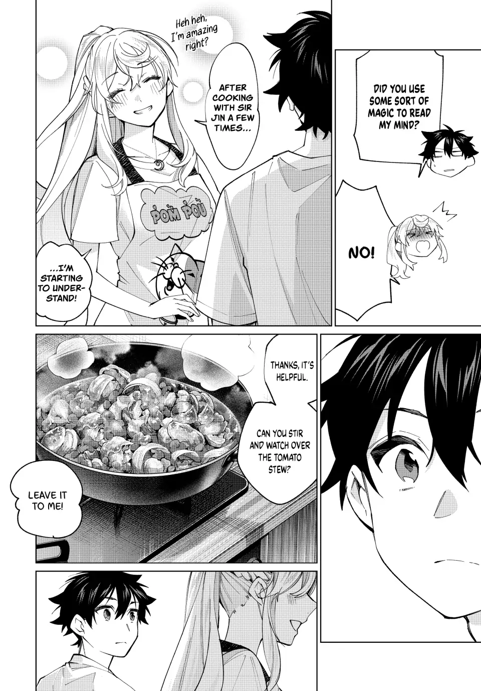 All My Neighbors are Convinced the Female Knight from My Rice Field Is My Wife Chapter 24 page 7 - 