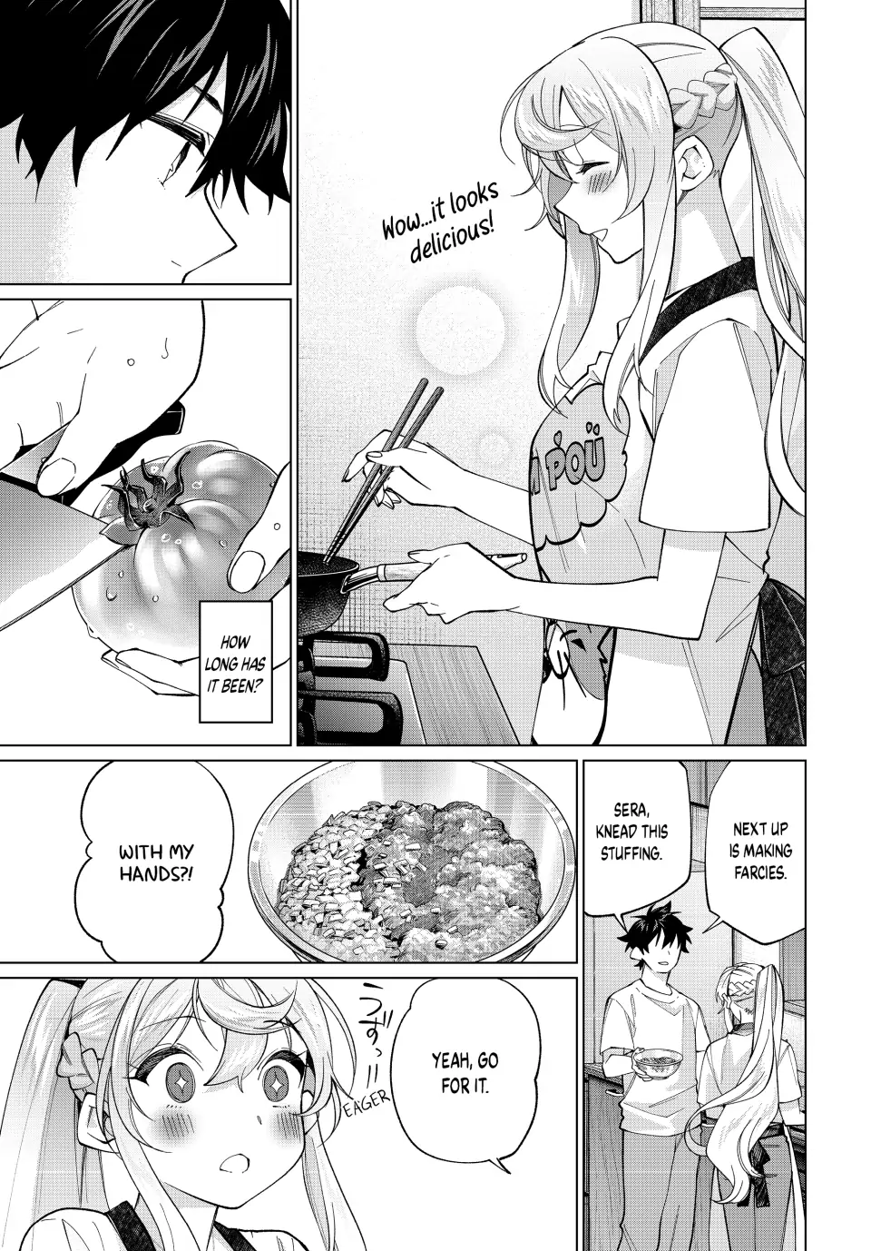 All My Neighbors are Convinced the Female Knight from My Rice Field Is My Wife Chapter 24 page 8 - 